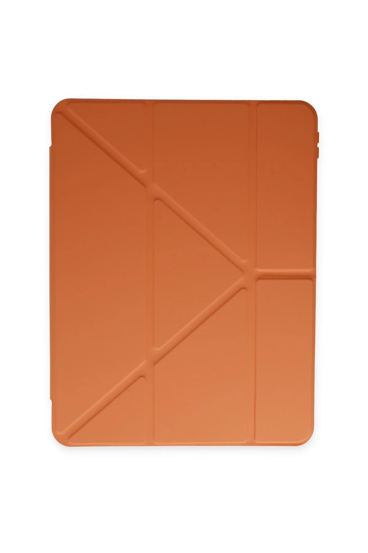 iPad Air 2 9.7 Uyumlu Kılıf Kalem Bölmeli Uyku Modlu Smart Case - Turuncu