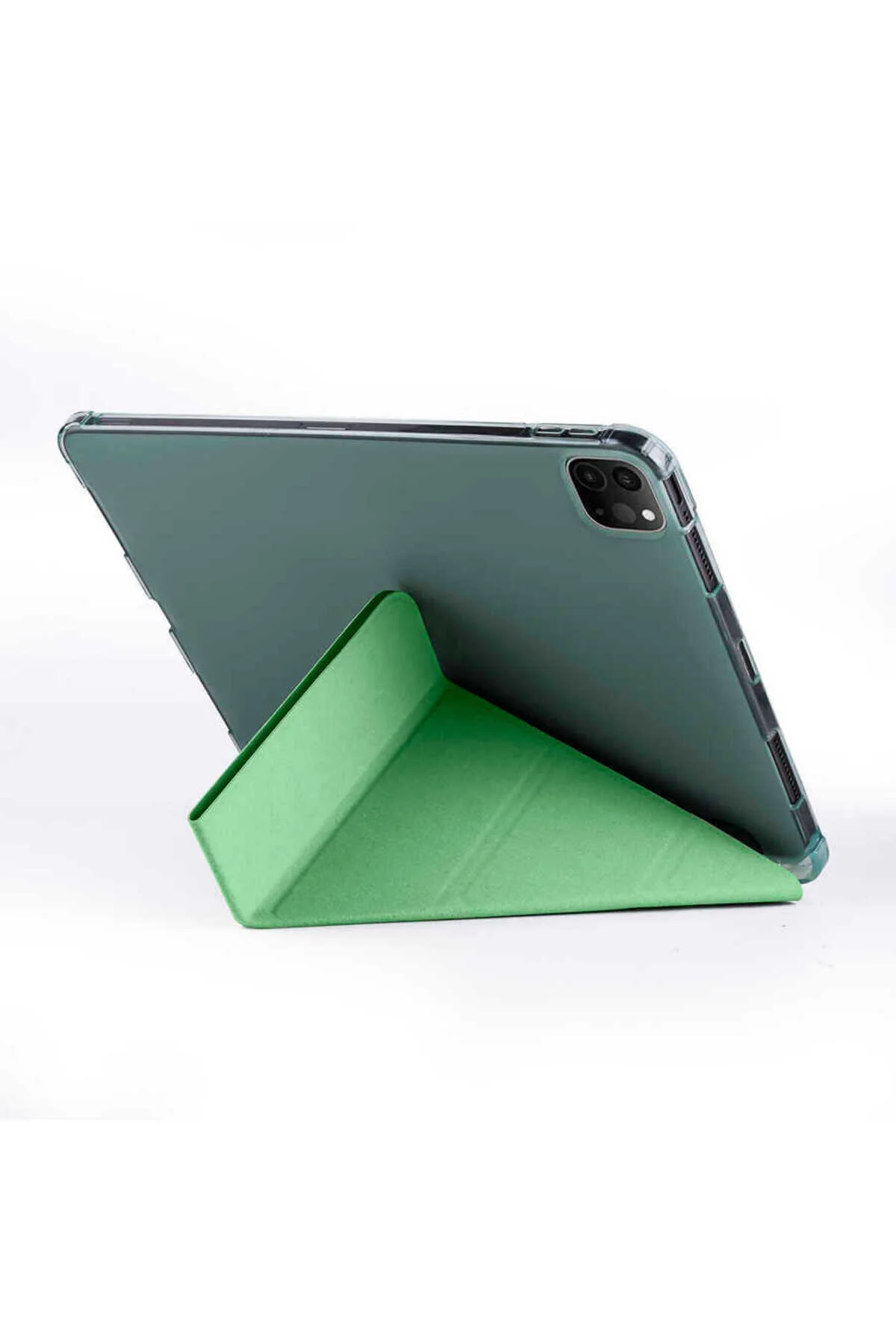 iPad Pro 11 2020 (2.Nesil) İçin Uyumlu Kalem Bölmeli Stand Olabilen Smart Tablet Kılıfı