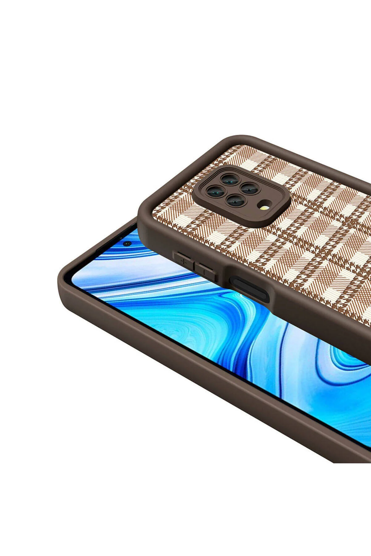Xiaomi Redmi Note 9S Uyumlu Renkli Tasarımlı Kamera Korumalı Baskılı Kılıf