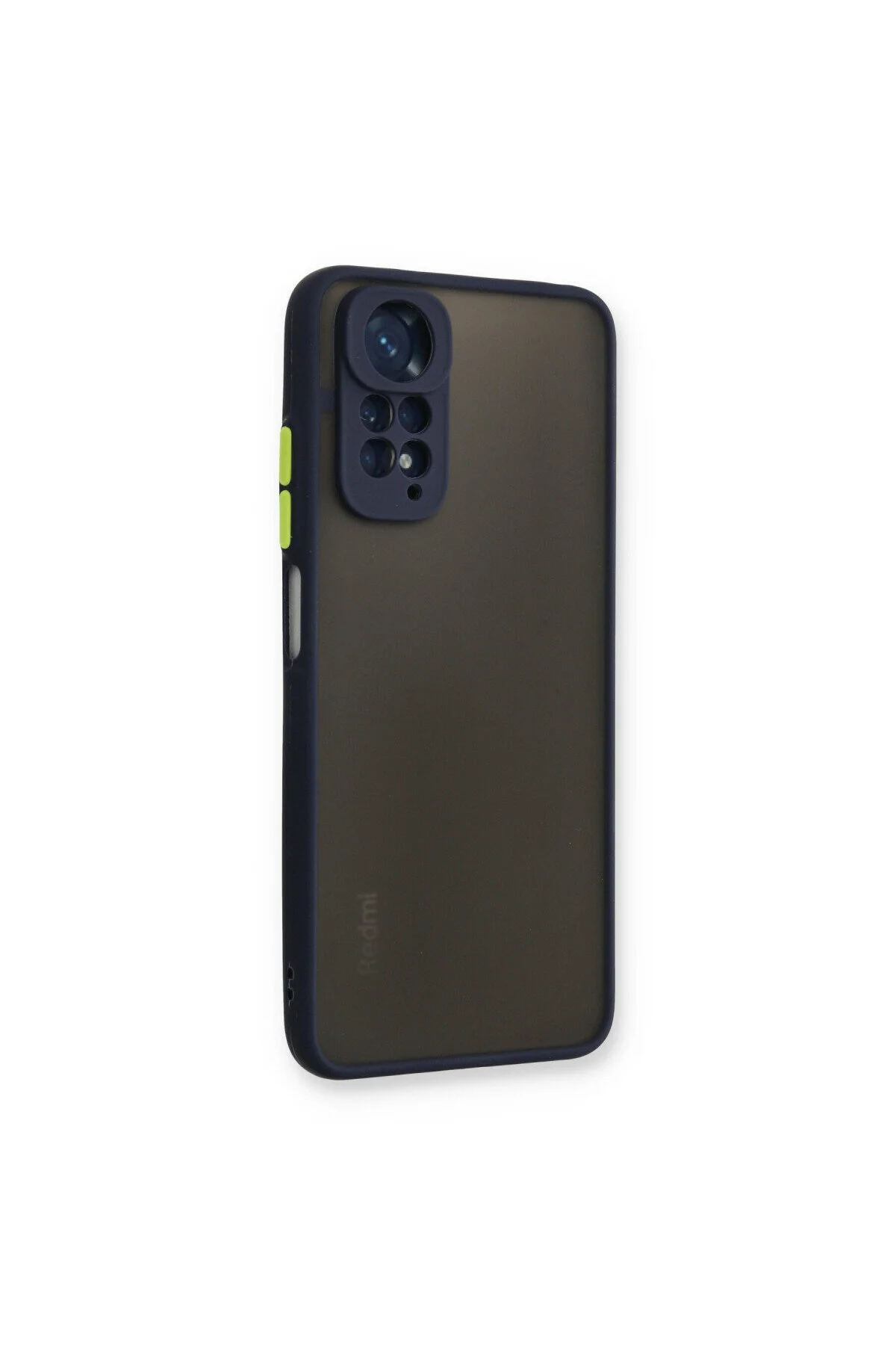 Xiaomi Redmi Note 11 İçin Uyumlu Buzlu Tasarım Renkli Tuş Mat Tasarım Sararmaz Kılıf