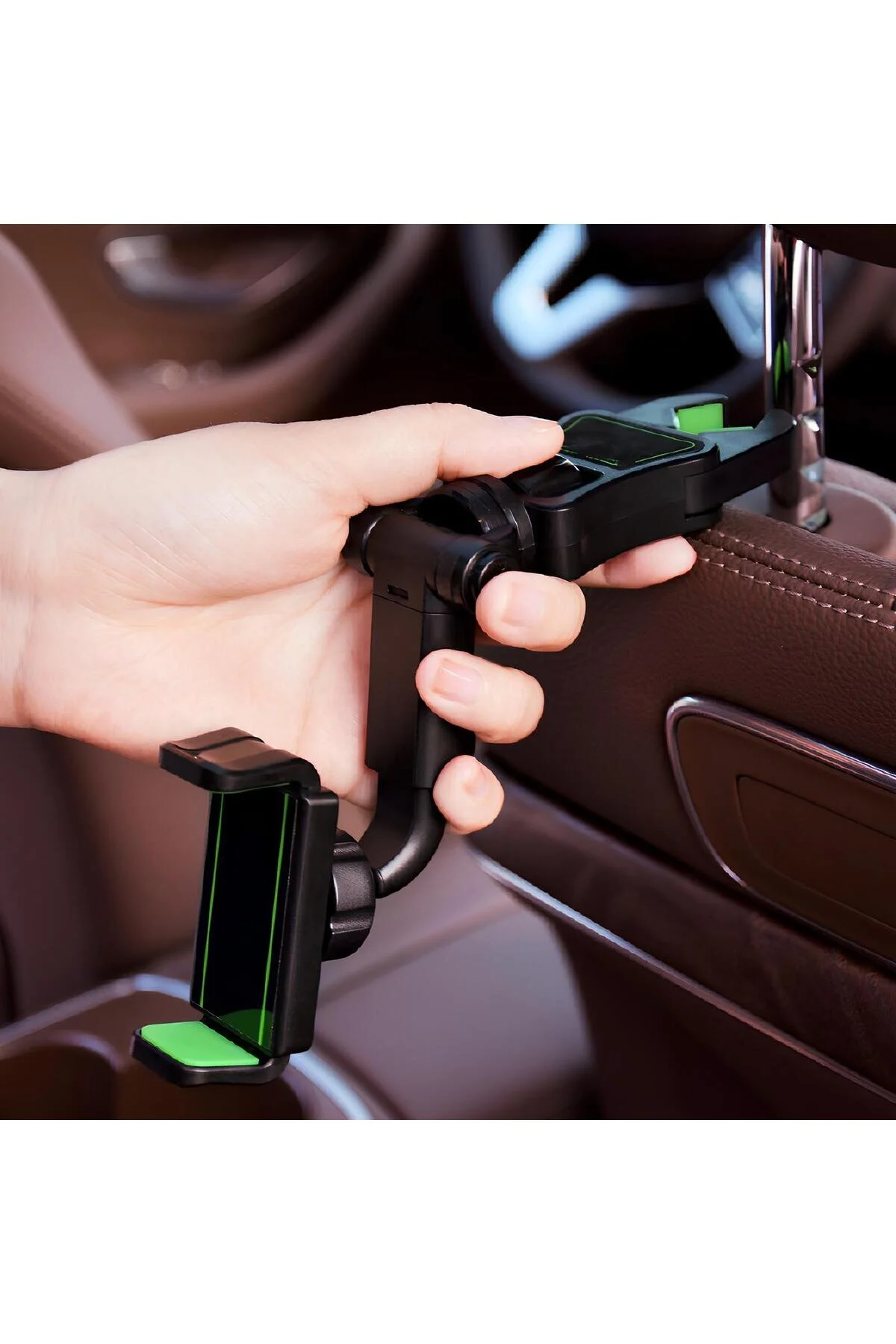 Mekanizmalı Uzayabilen Dönebilen Kollu Akrobat Lüks Araç İçi Telefon Tutucu