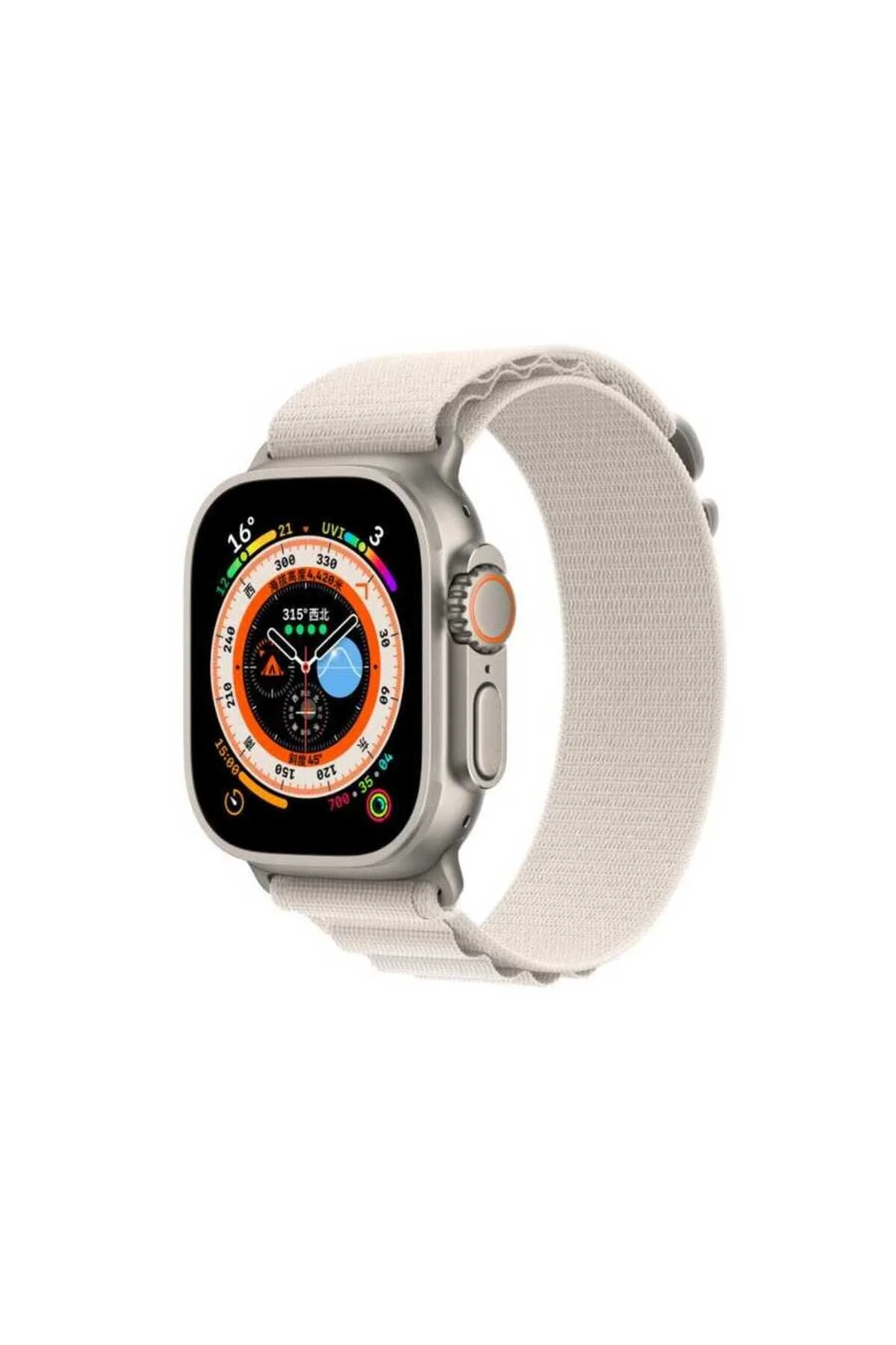 Watch 44mm İçin Uyumlu Renkli Hasır Ayarlanilir Kordon