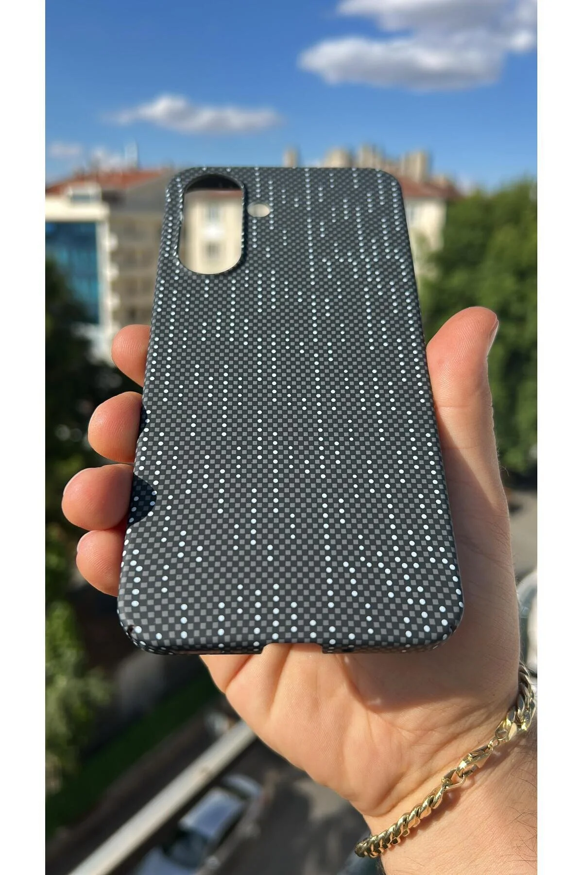 Samsung Galaxy S25 FE Kılıf Karbon Fiber Tasarım A++ Kalite Kapak