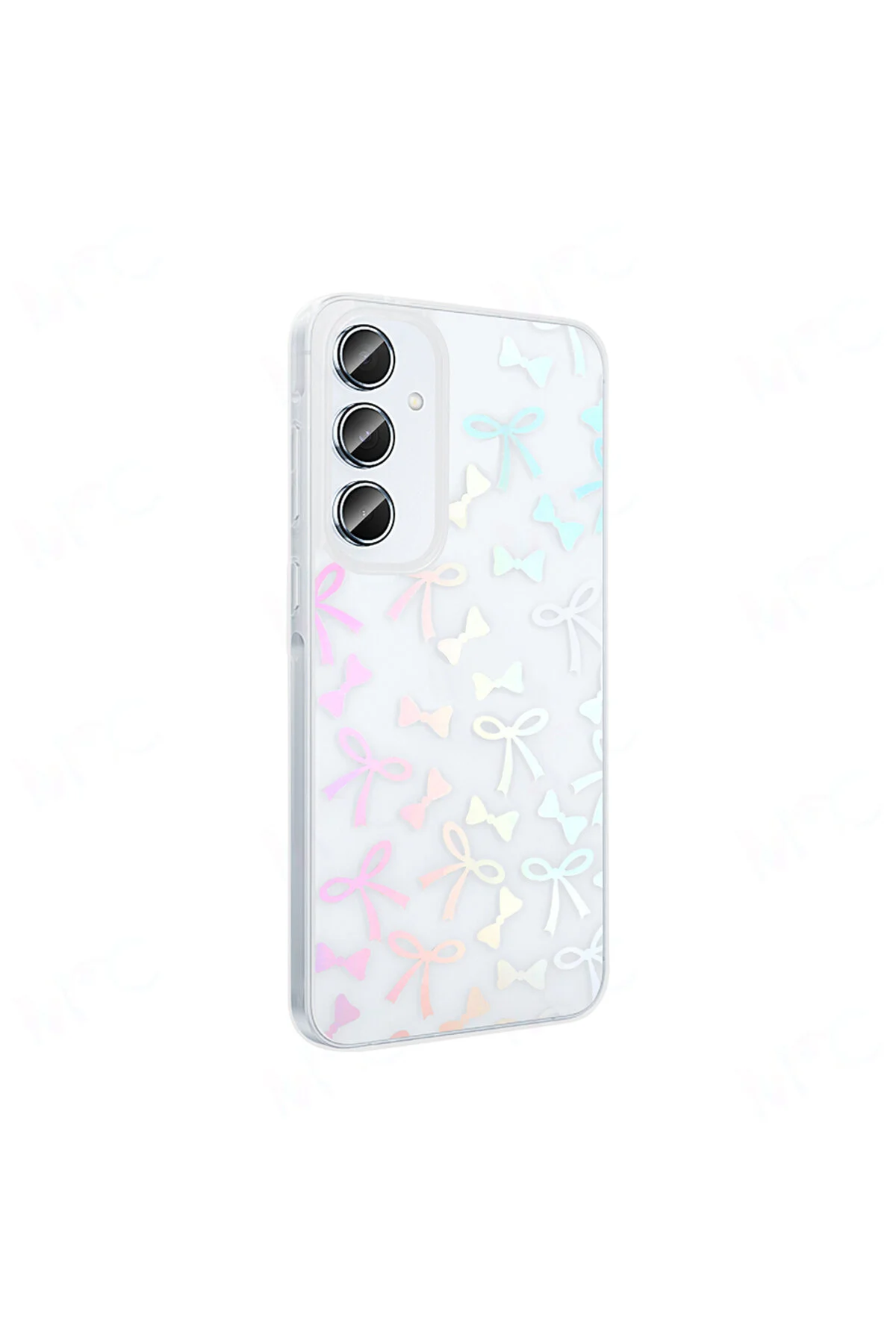Galaxy A55 Kılıf Şeffaf Figürlü Zore Folk Sert Kapak