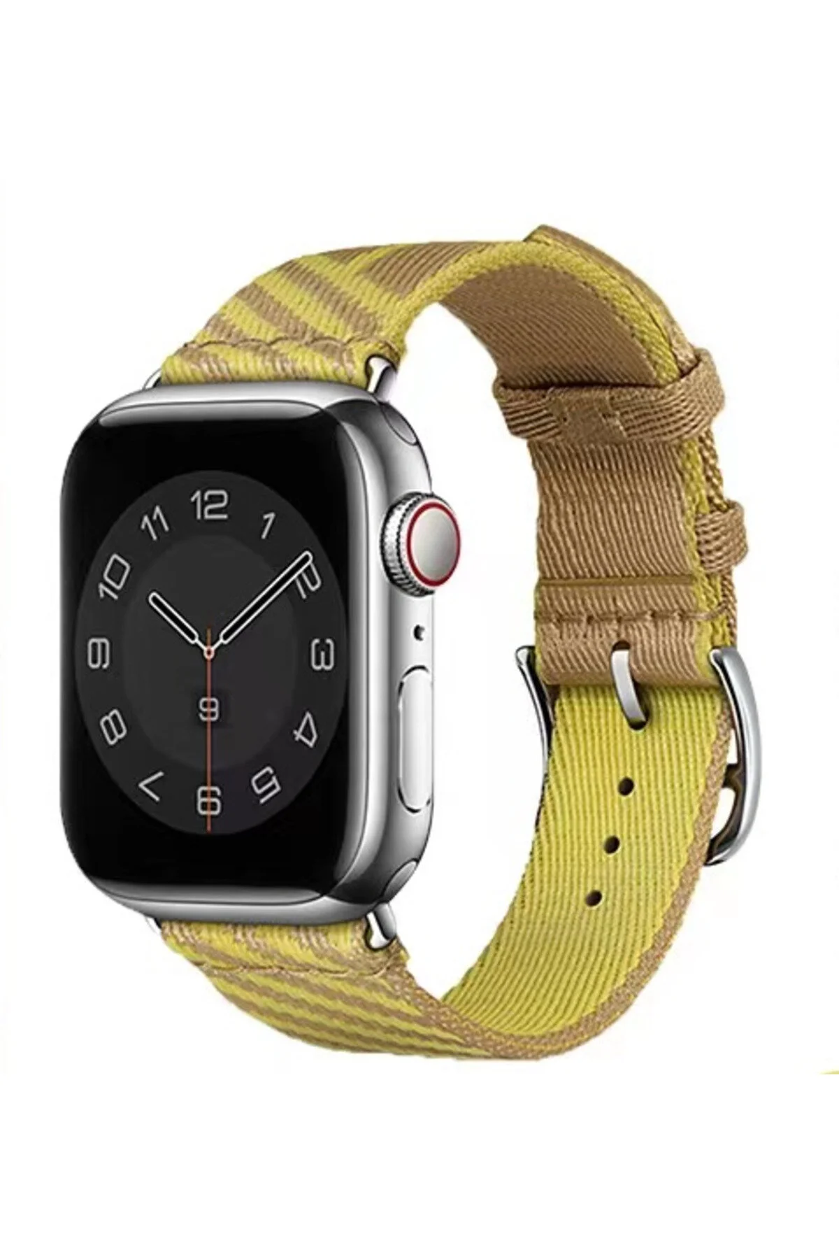 Watch Ultra 49mm İçin Uyumlu Hasır Strap Kayış Kordon