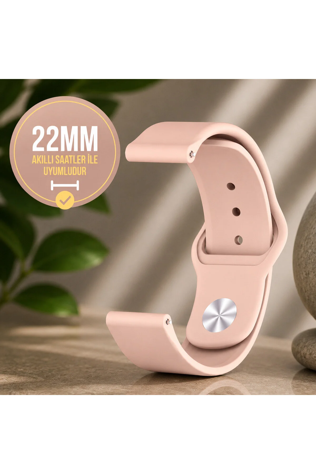 Amazfit GTR 3 Uyumlu 22mm Ayarlanabilir Spor Silikon Kordon