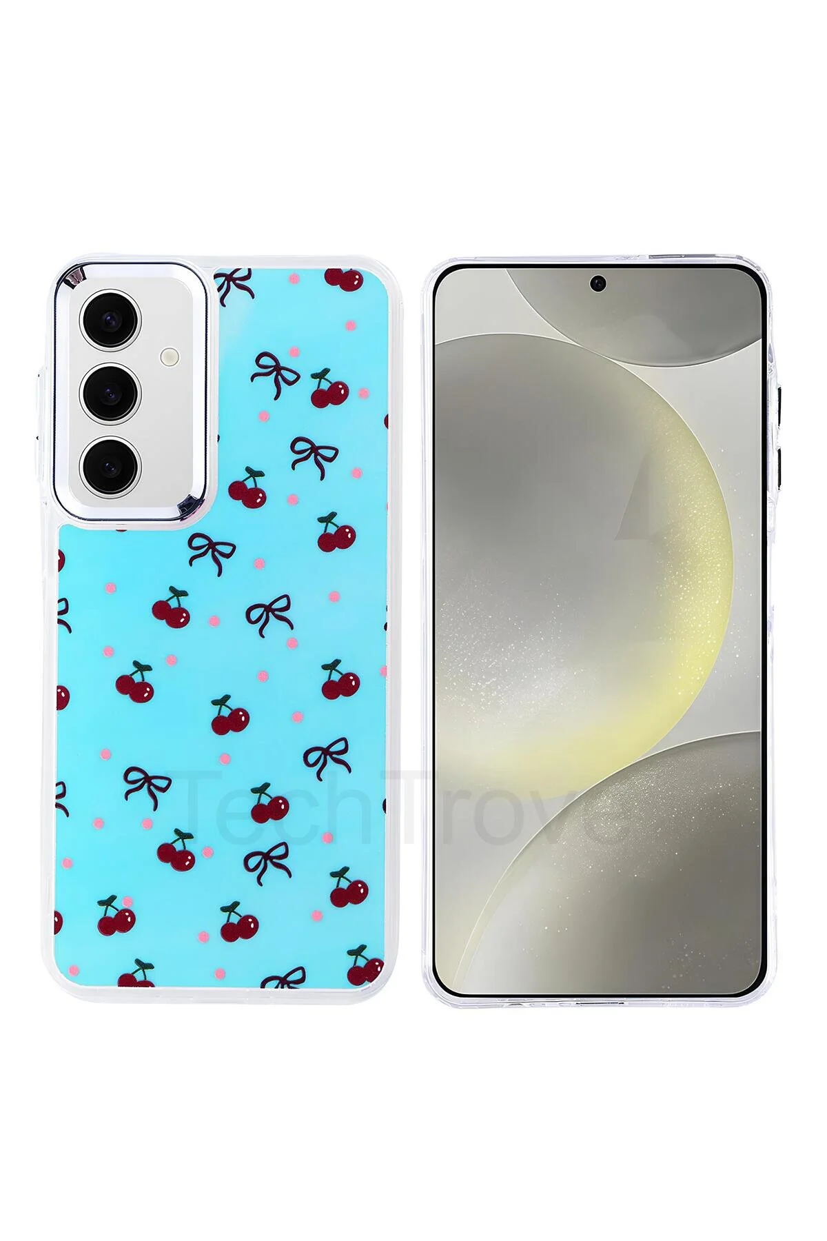 Samsung Galaxy S24 Fe Kılıf Desenli Tasarımlı Elde Kaymayan | Soft Kapak
