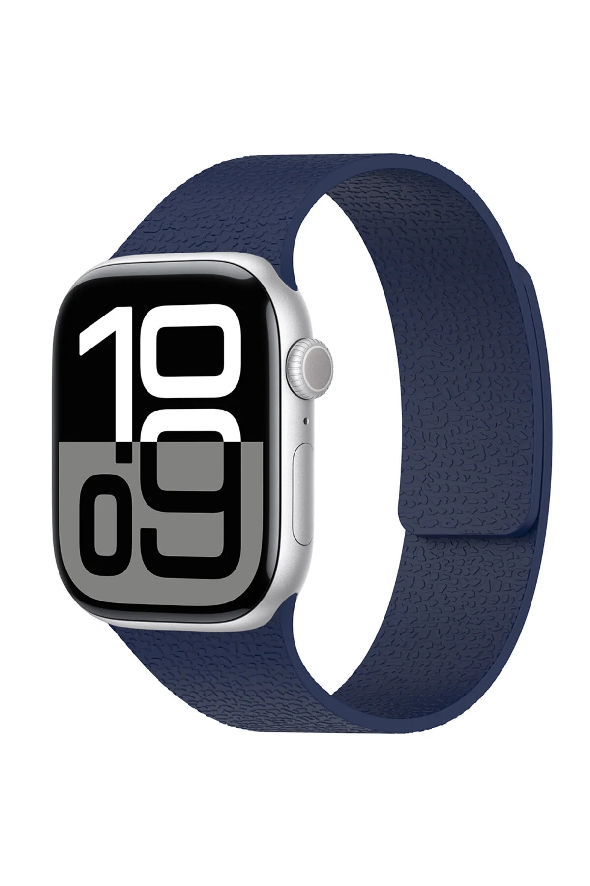Watch 40mm İçin Uyumlu Kabartma Desenli Silikon Kordon