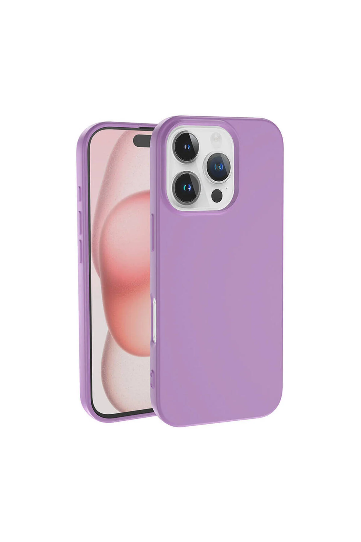 Apple iPhone 16 Pro Max Uyumlu İçi Kadife Tasarım Telefonu Koruyan Renkli Kılıf