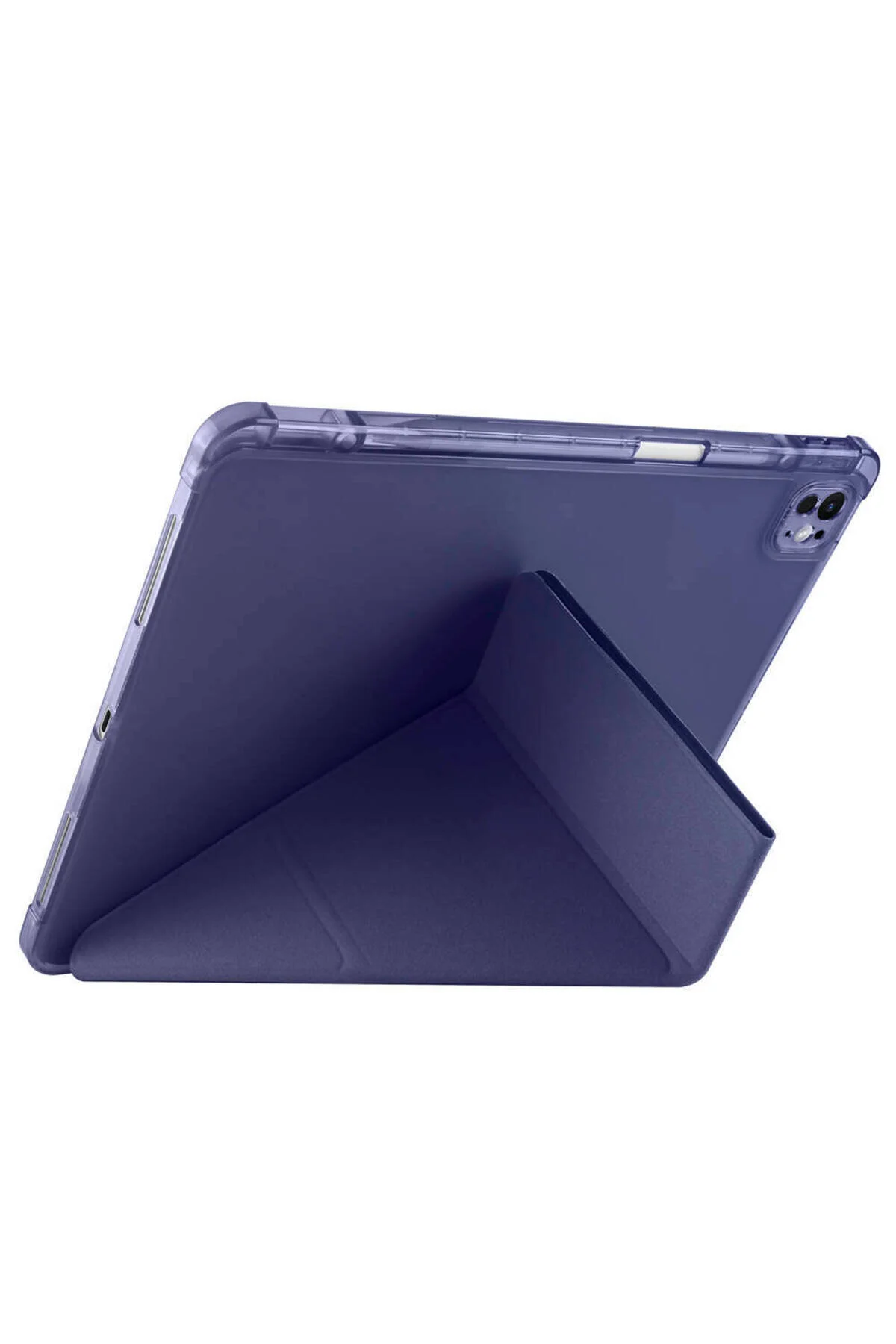 iPad Air 13 2024 İçin Uyumlu Kalem Bölmeli Stand Olabilen Smart Tablet Kılıfı
