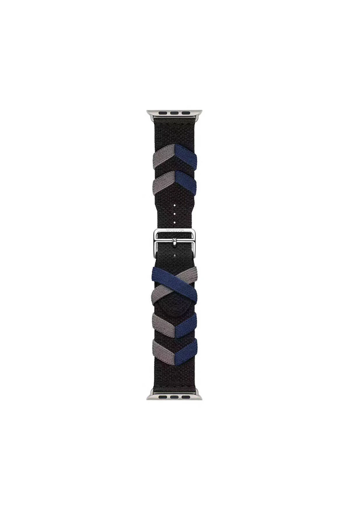 Watch 42mm İçin Uyumlu Sarmal Örgü Tasarımlı Kordon