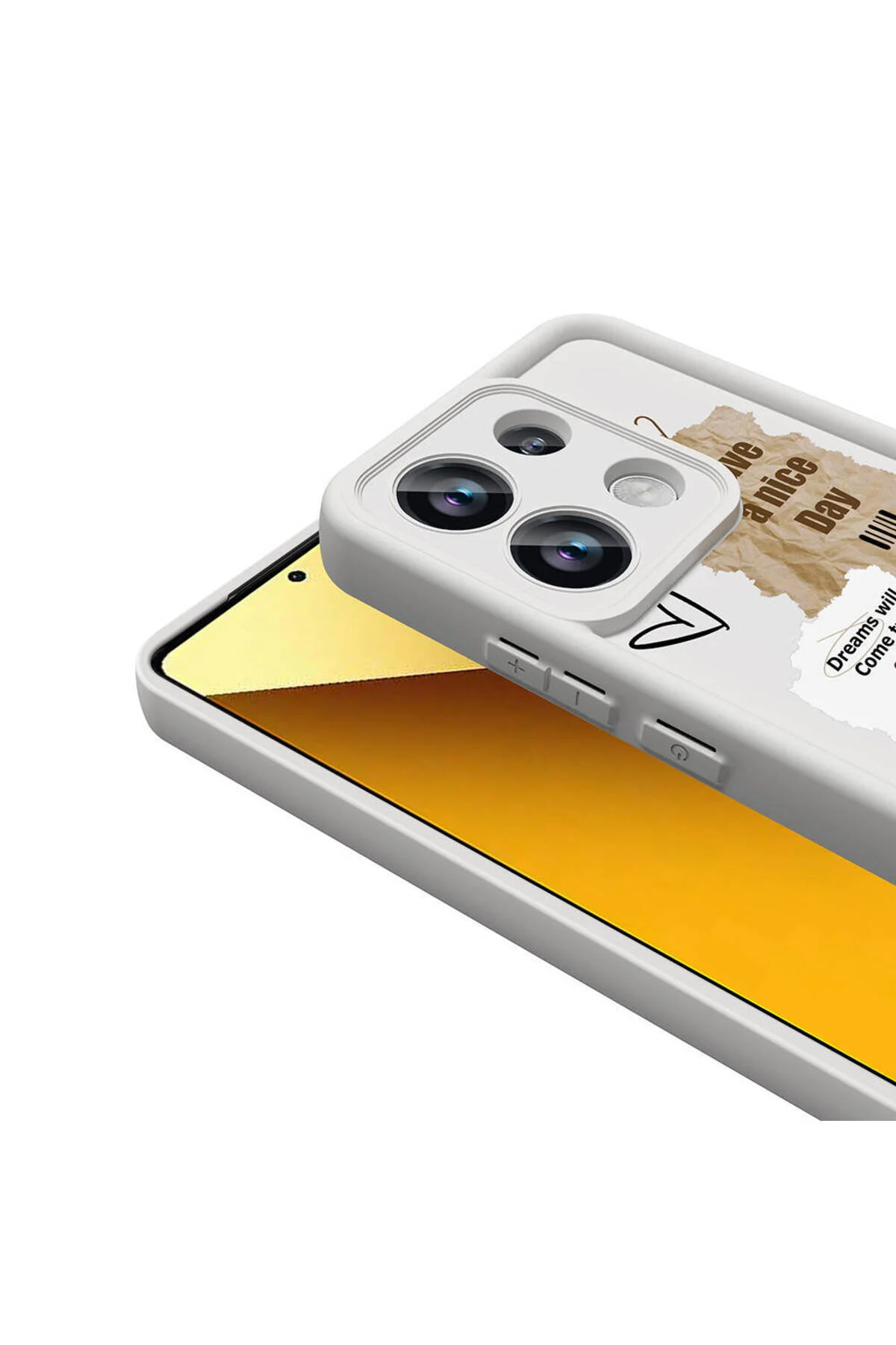 Xiaomi Redmi Note 13 4G Uyumlu Renkli Tasarımlı Kamera Korumalı Baskılı Kılıf
