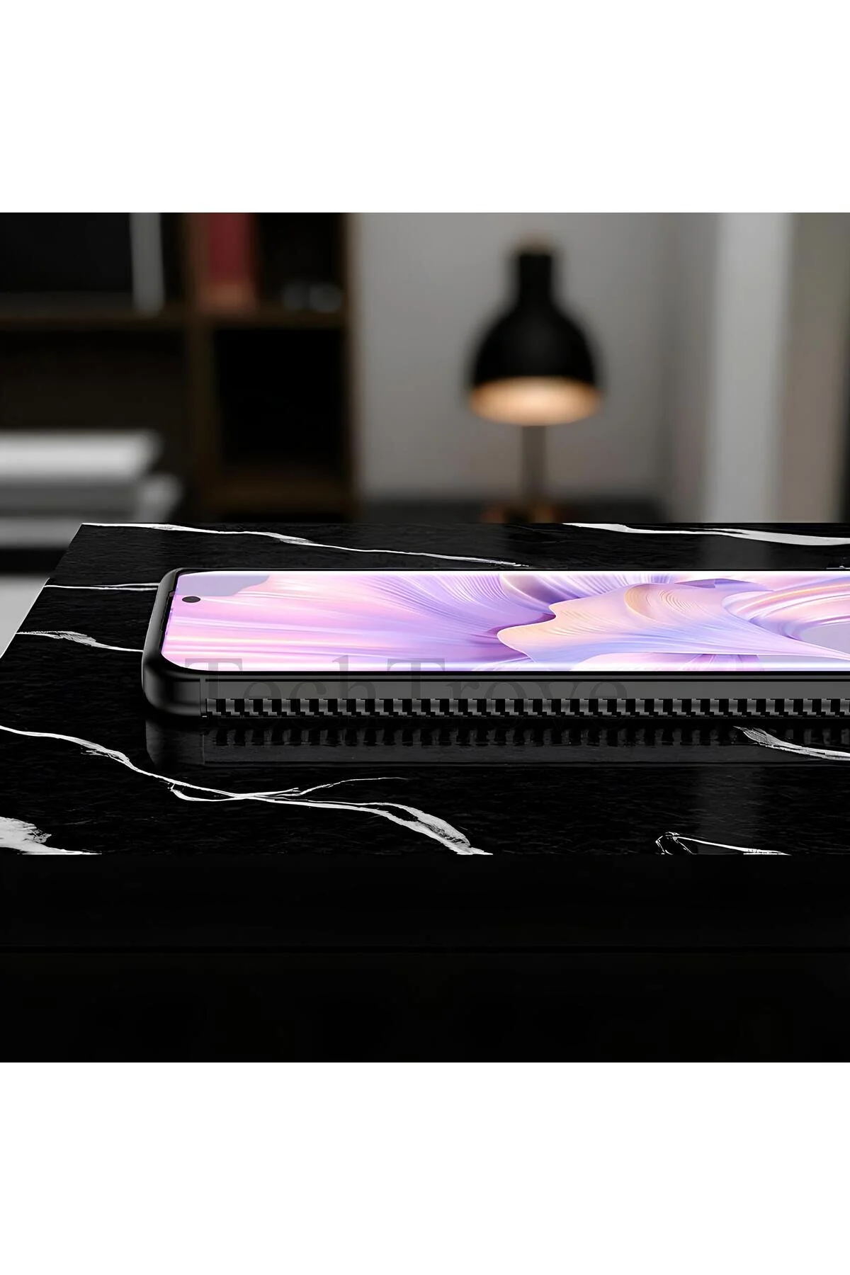 Oppo Reno 5 Lite Kılıf Kamera Korumalı Darbe Emici Karbon Fiber Desenli Kapak