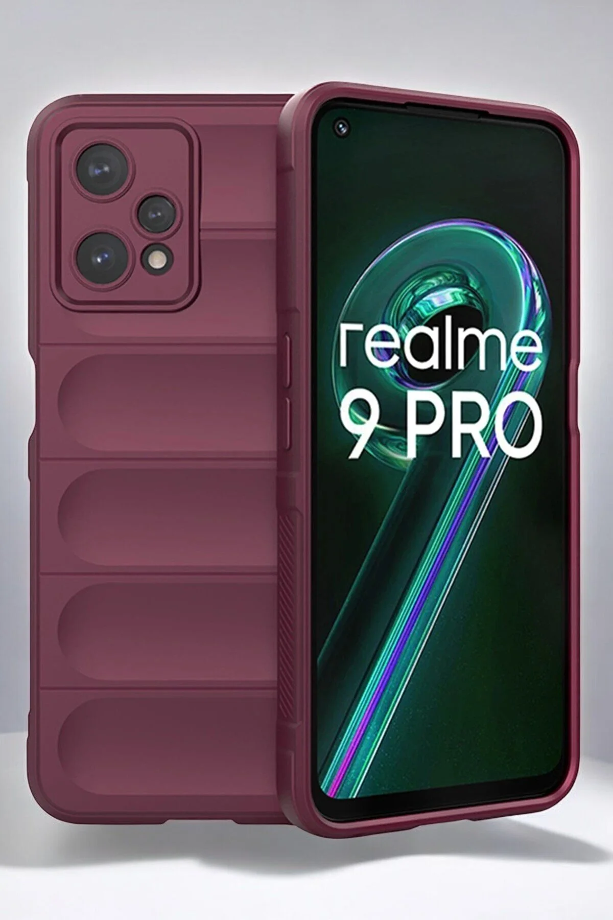 Realme 9 Pro 5G Kılıf Oyuklu Tasarım Kamera Korumalı İçi Kadife Yumuşak Kapak