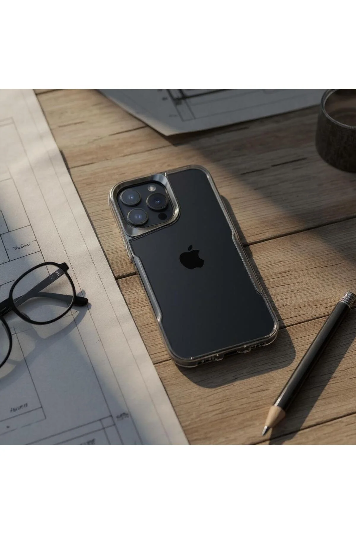 Realme 11 Pro Kılıf Arkası Şefaf Tasarım Lazer Kaplama Sararmaz Silikon Kapak
