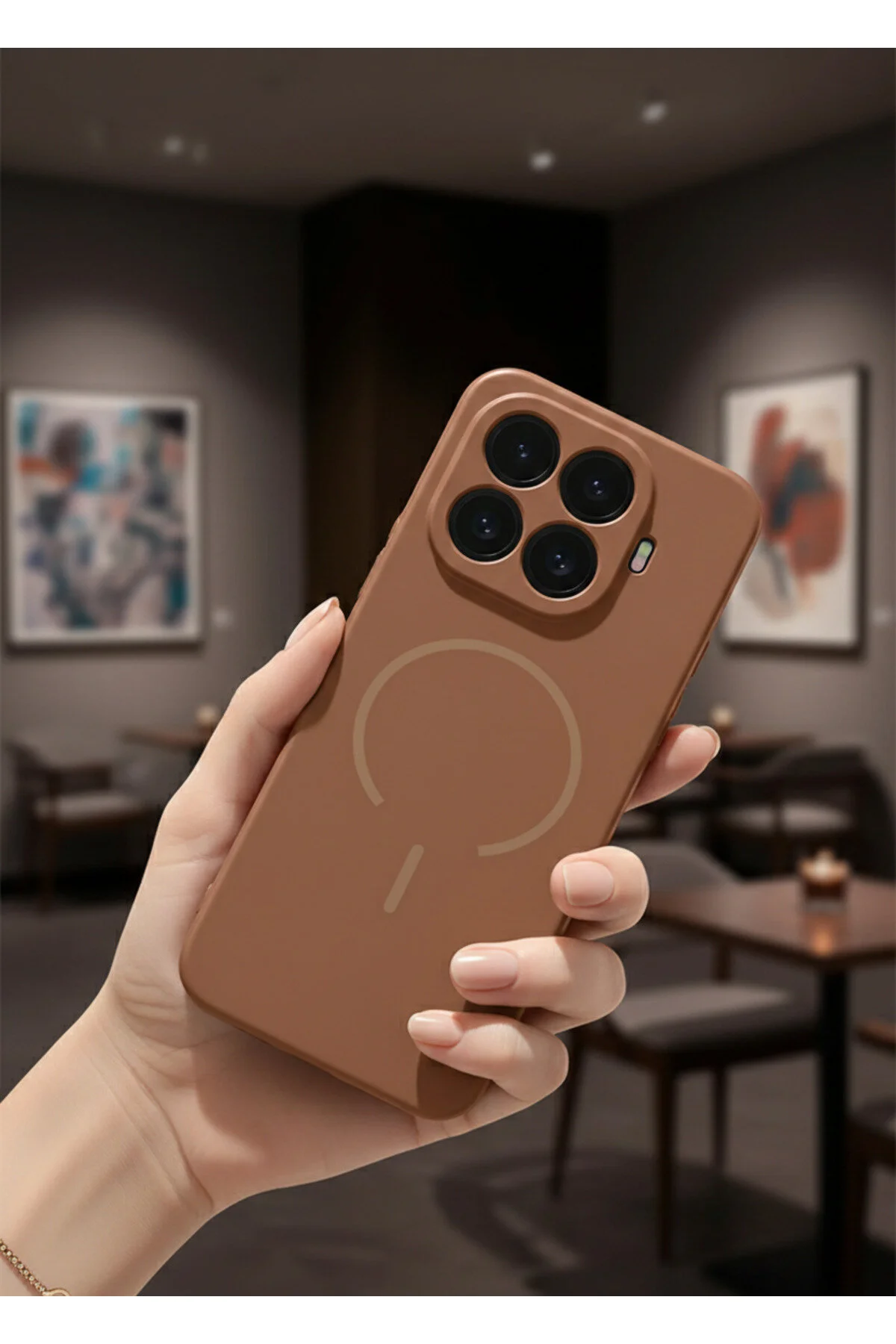 Xiaomi 15T Pro İçin Uyumlu M-Safe Özellikli Soft Renkli Elde Kaymaz Silikon Kılıf
