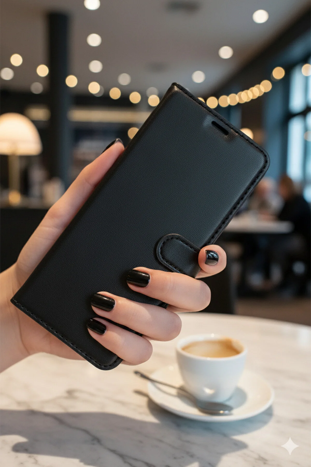 Tecno Spark 20C Kılıf Kapaklı ve Cüzdanlı Stand Olabilen Deri Kılıf