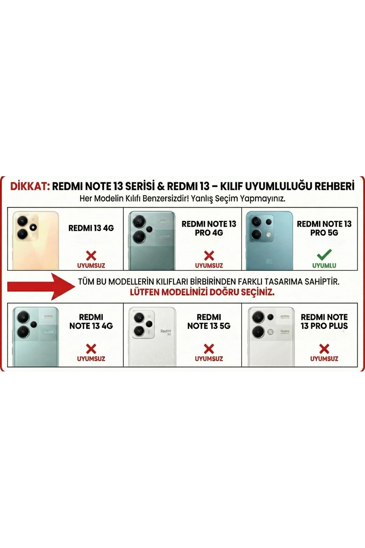 Xiaomi Redmi Note 13 Pro 5G Kılıf Premium Deri Dokulu Ekstra Darbe Korumalı Kapak