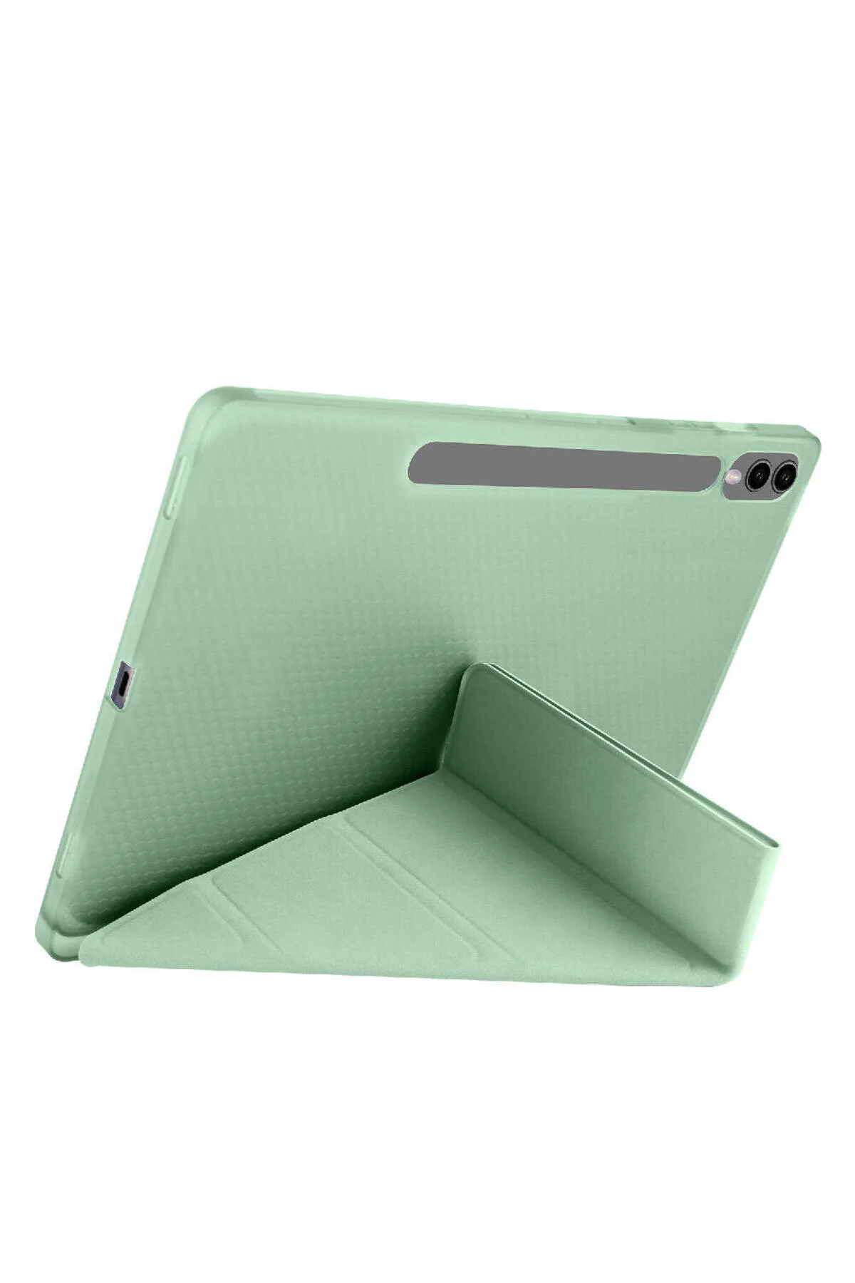 Galaxy Tab S10 Plus İçin Uyumlu Kalem Bölmeli Stand Olabilen Smart Tablet Kılıfı