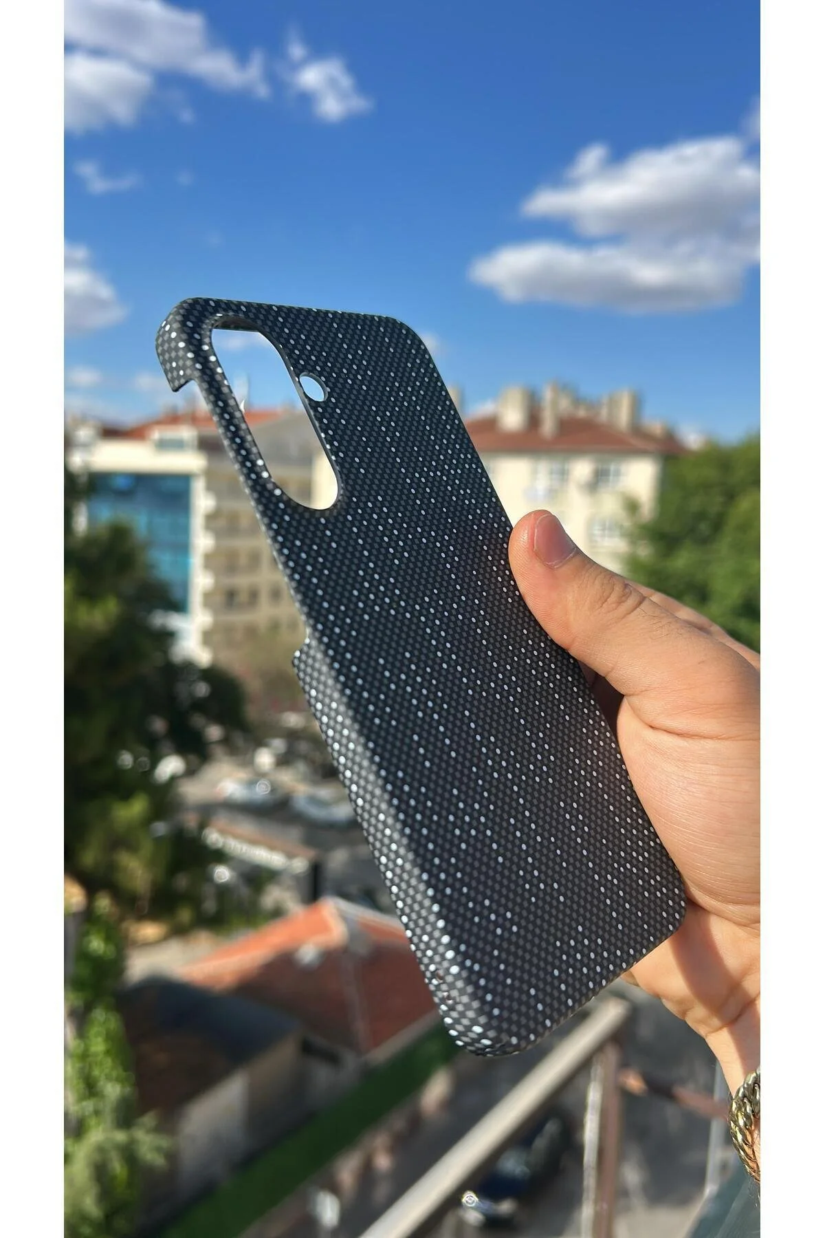 Samsung Galaxy S25 FE Kılıf Karbon Fiber Tasarım A++ Kalite Kapak