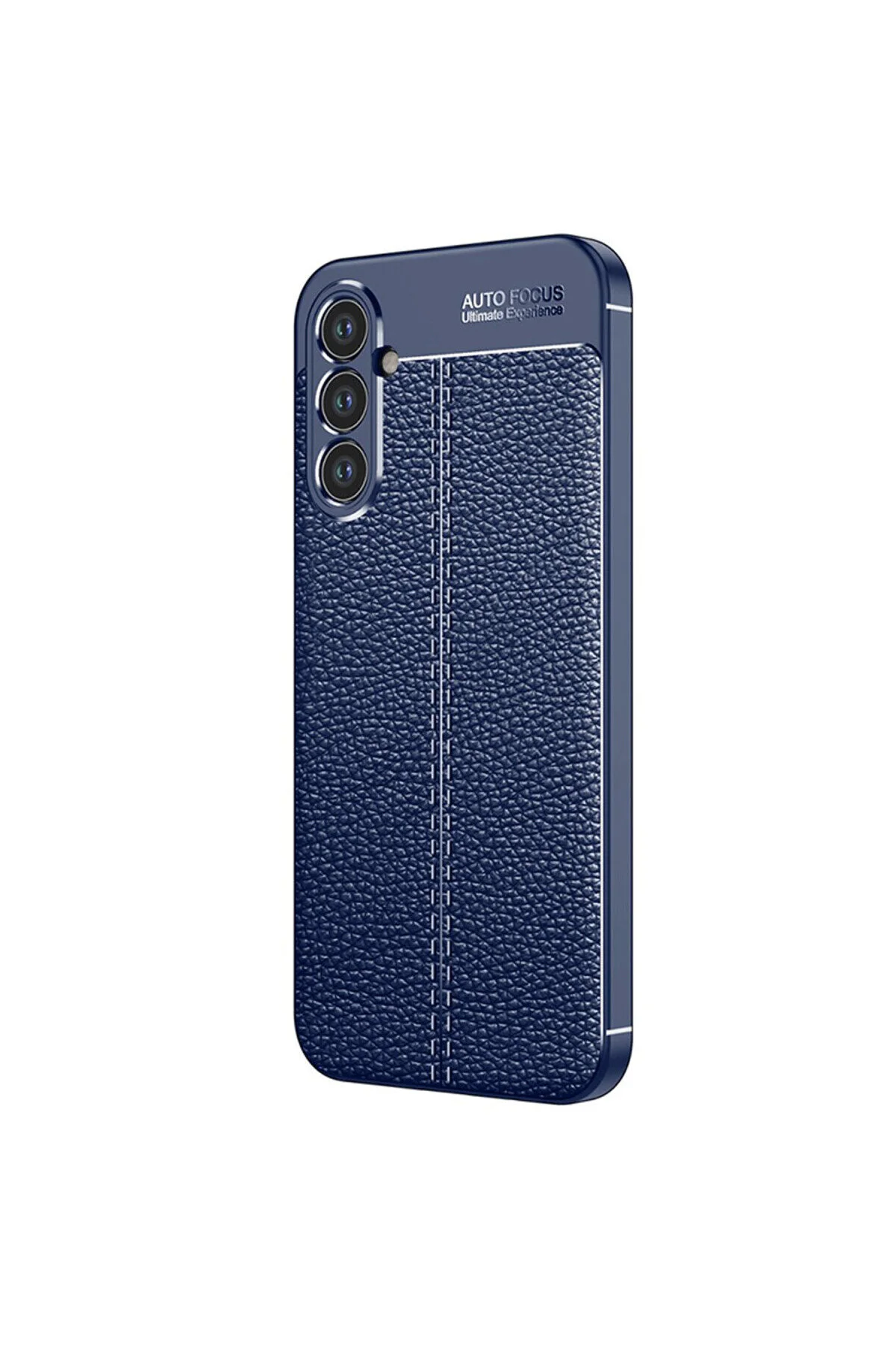 Samsung Galaxy A36 İçin Uyumlu Deri Tasarımlı Elde Kaymaz Korumalı Silikon Kılıf