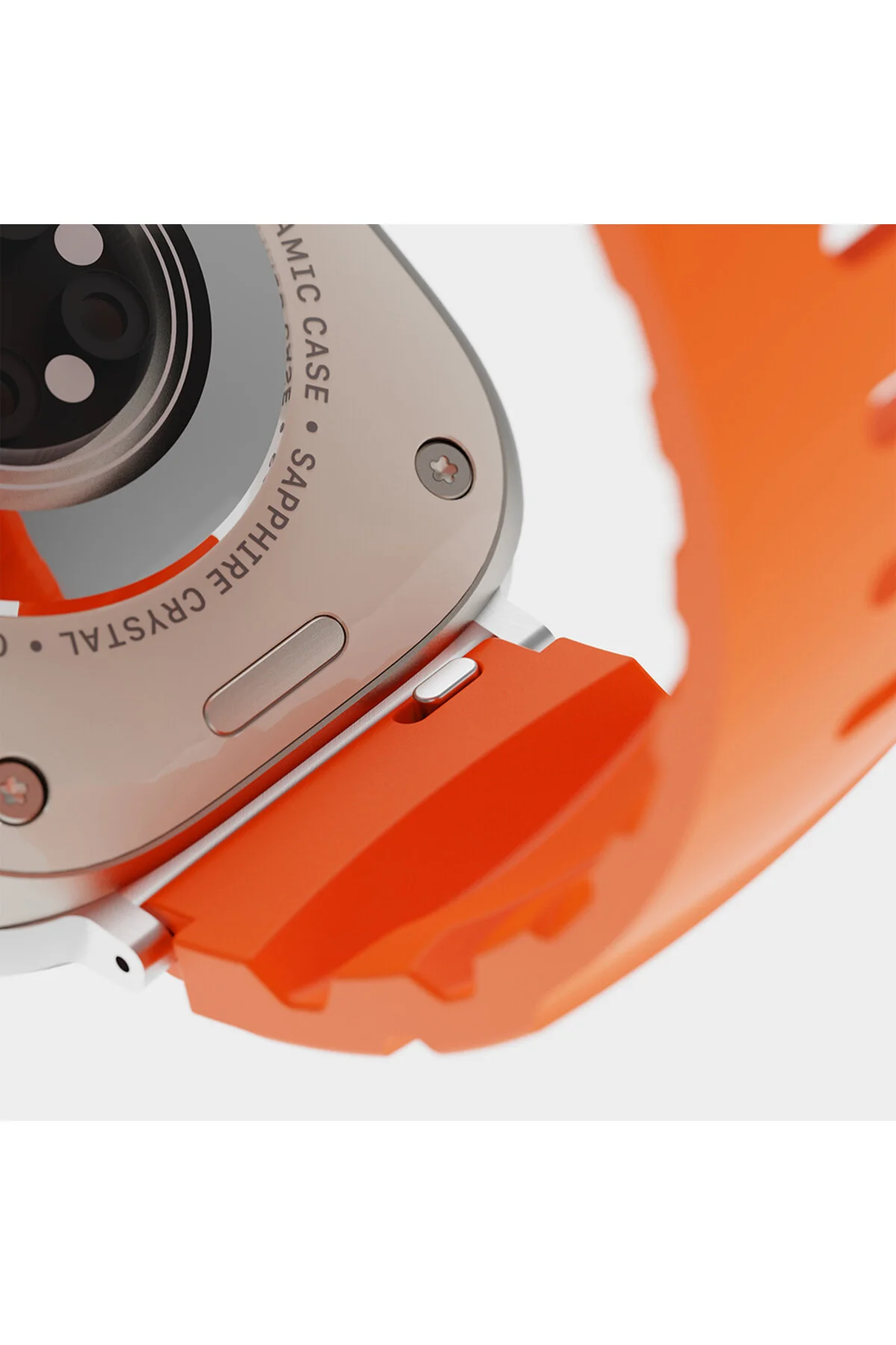 Watch 10 42mm İçin Uyumlu Renkli Silikon Kayış Kordon