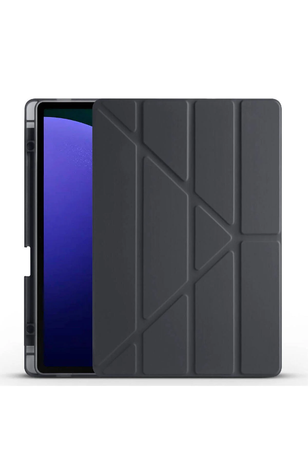 Galaxy Tab S9 FE Plus Uyumlu Kalem Bölmeli Katlanabilir Kılıf