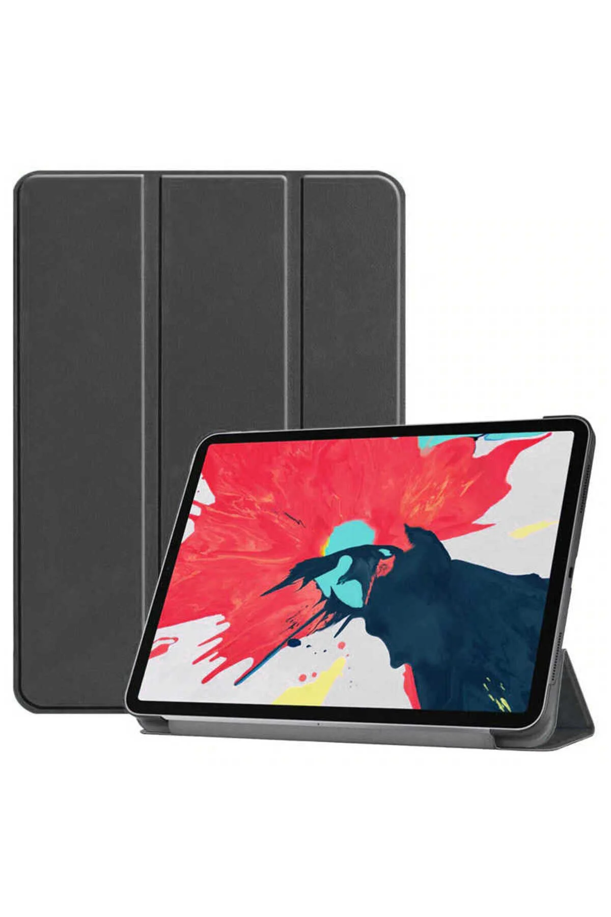 Apple iPad Air 11 2025 M3 Kılıf Stand Olabilen Pu Deri Standlı Tablet Kılıfı