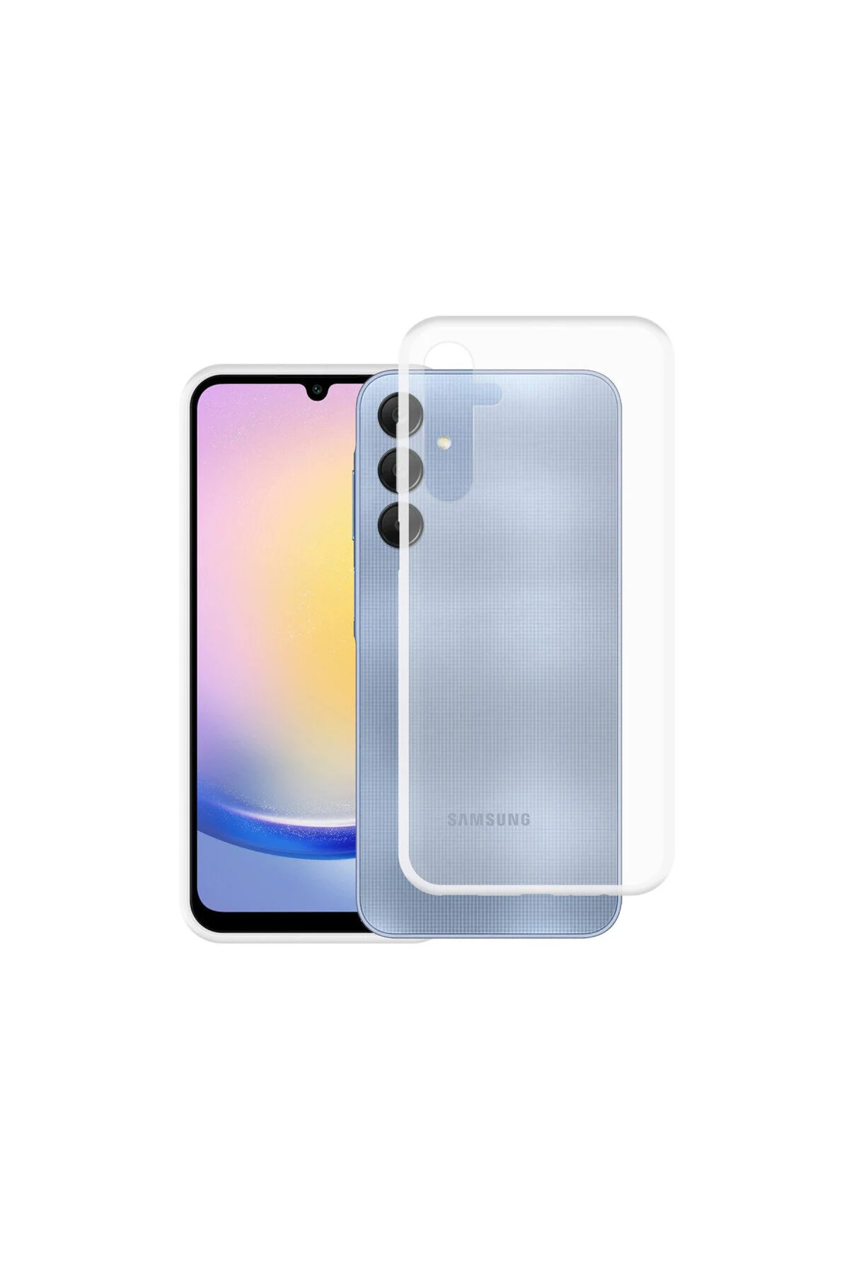 Samsung Galaxy A25 5G İçin Uyumlu Darbe Emici Yumuşak Ultra İnce Sararmaz Şeffaf Kılıf