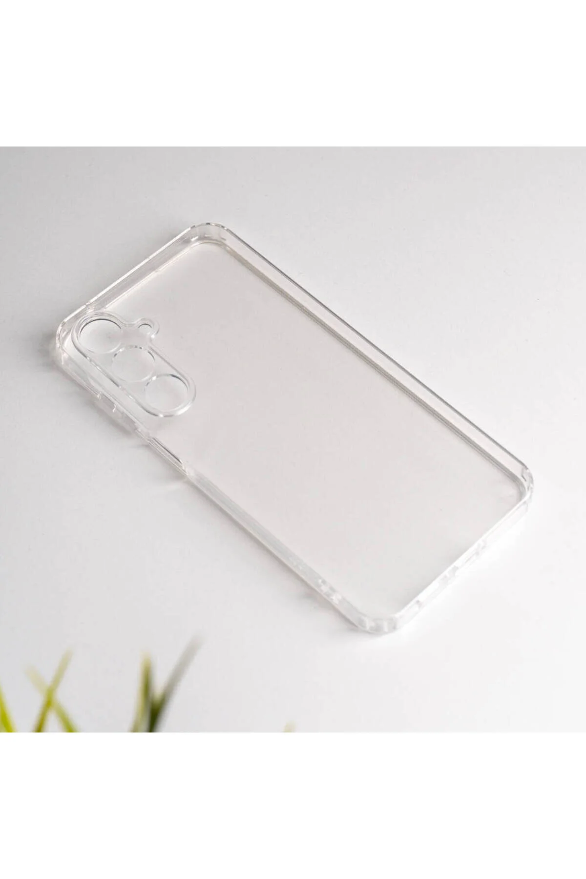 Galaxy A55 Uyumlu Şeffaf Köşe Korumalı Silikon Kapak