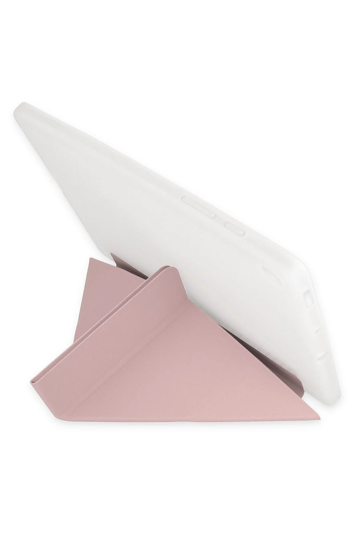iPad 9.7 (2018) Uyumlu Kılıf Kalem Bölmeli Uyku Modlu Smart Case - Rose Gold