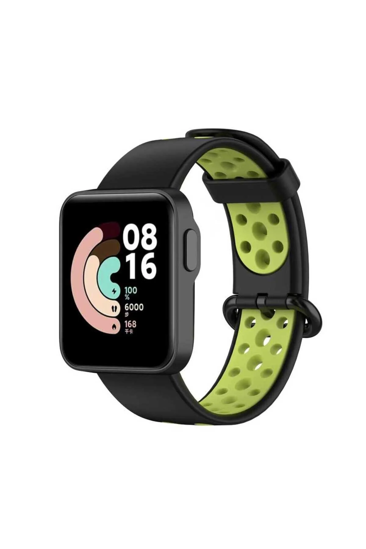 Mi Watch 2 Lite İçin Uyumlu Delikli Tasarımlı Renkli Kayış Kordon