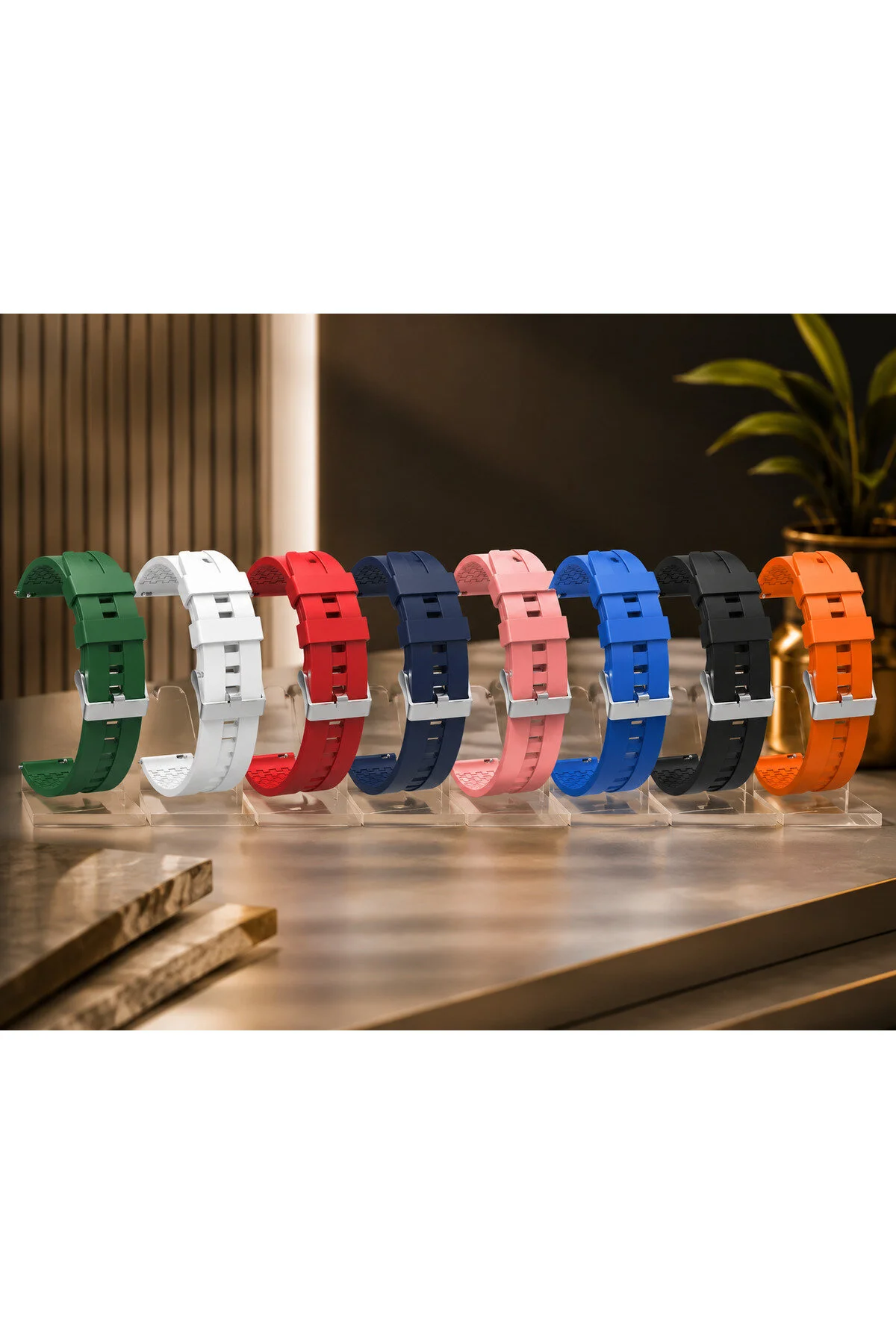 Xiaomi Mi Watch Revolve Active Uyumlu 22mm Spor Silikon Kordon