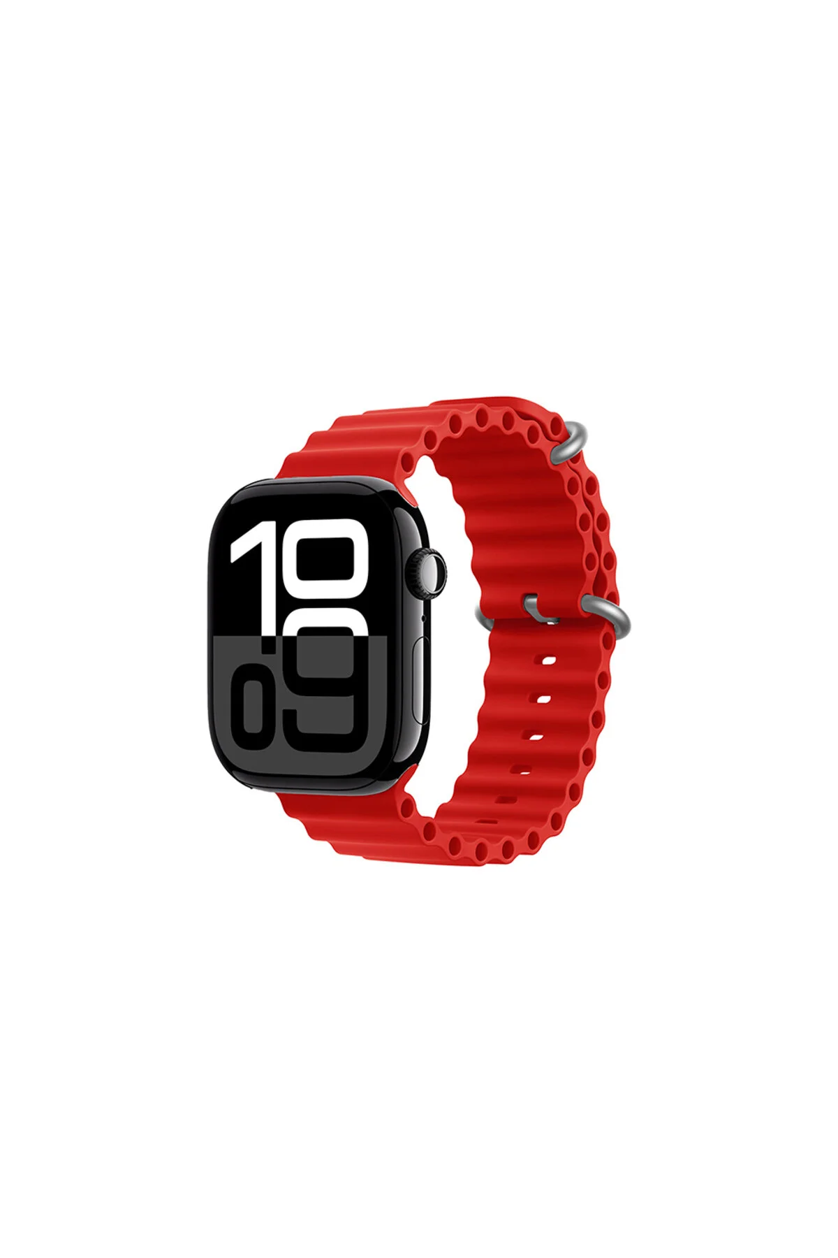 Watch 42mm İçin Uyumlu Renkli Silikon Kordon Strap Kayış