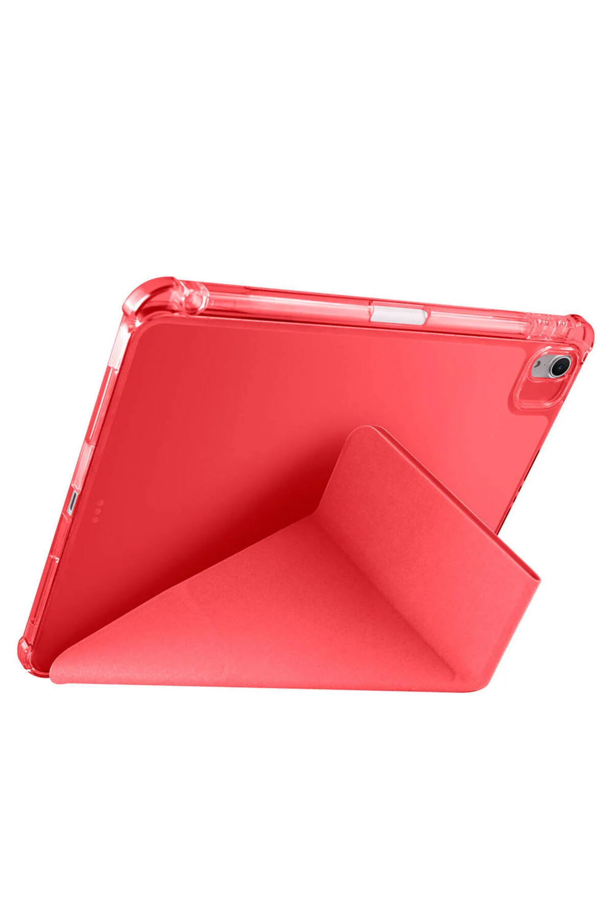 iPad Air 11 2024 İçin Uyumlu Kalem Bölmeli Stand Olabilen Smart Tablet Kılıfı