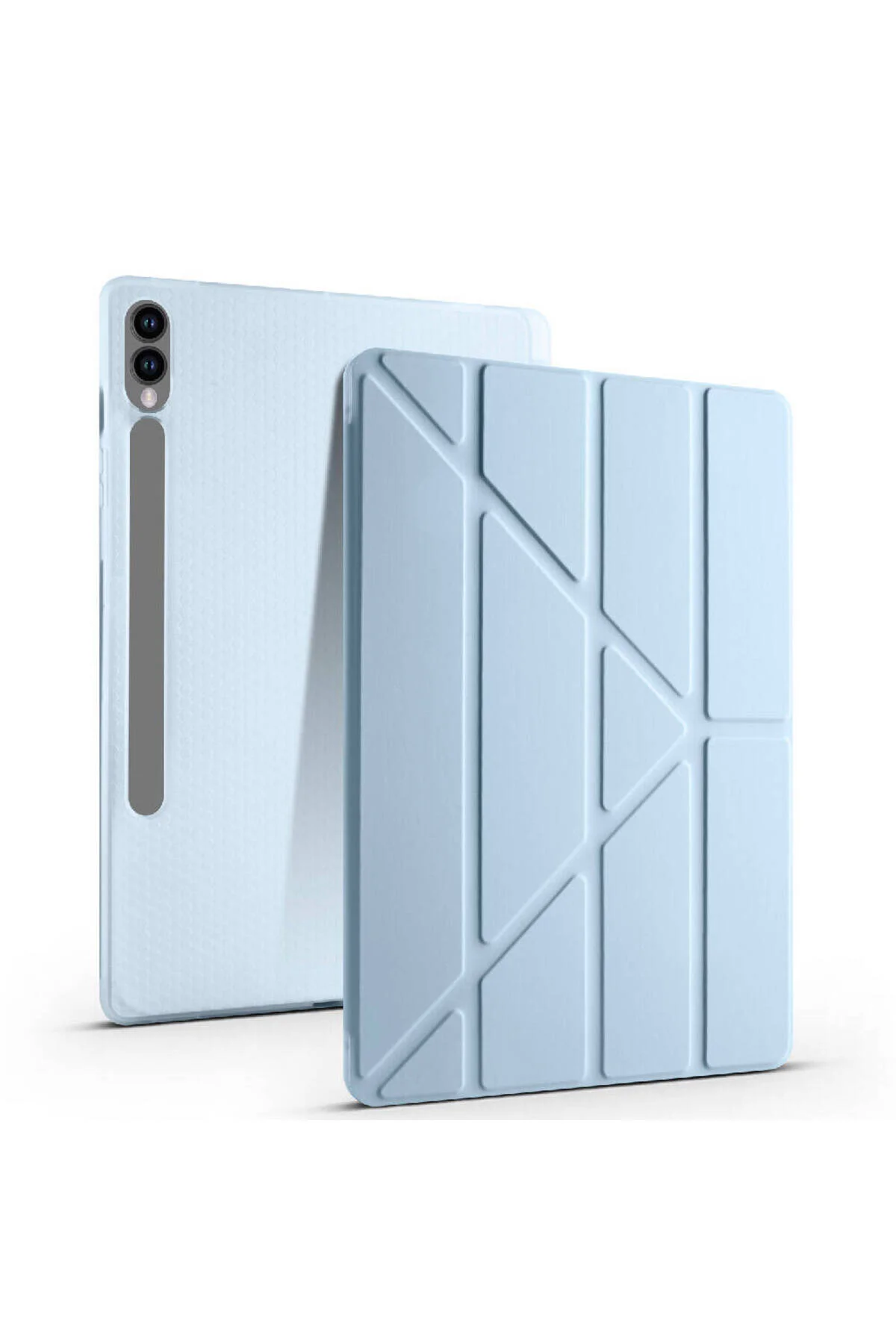 Galaxy Tab S9 FE Plus Uyumlu Kalem Bölmeli Katlanabilir Kılıf