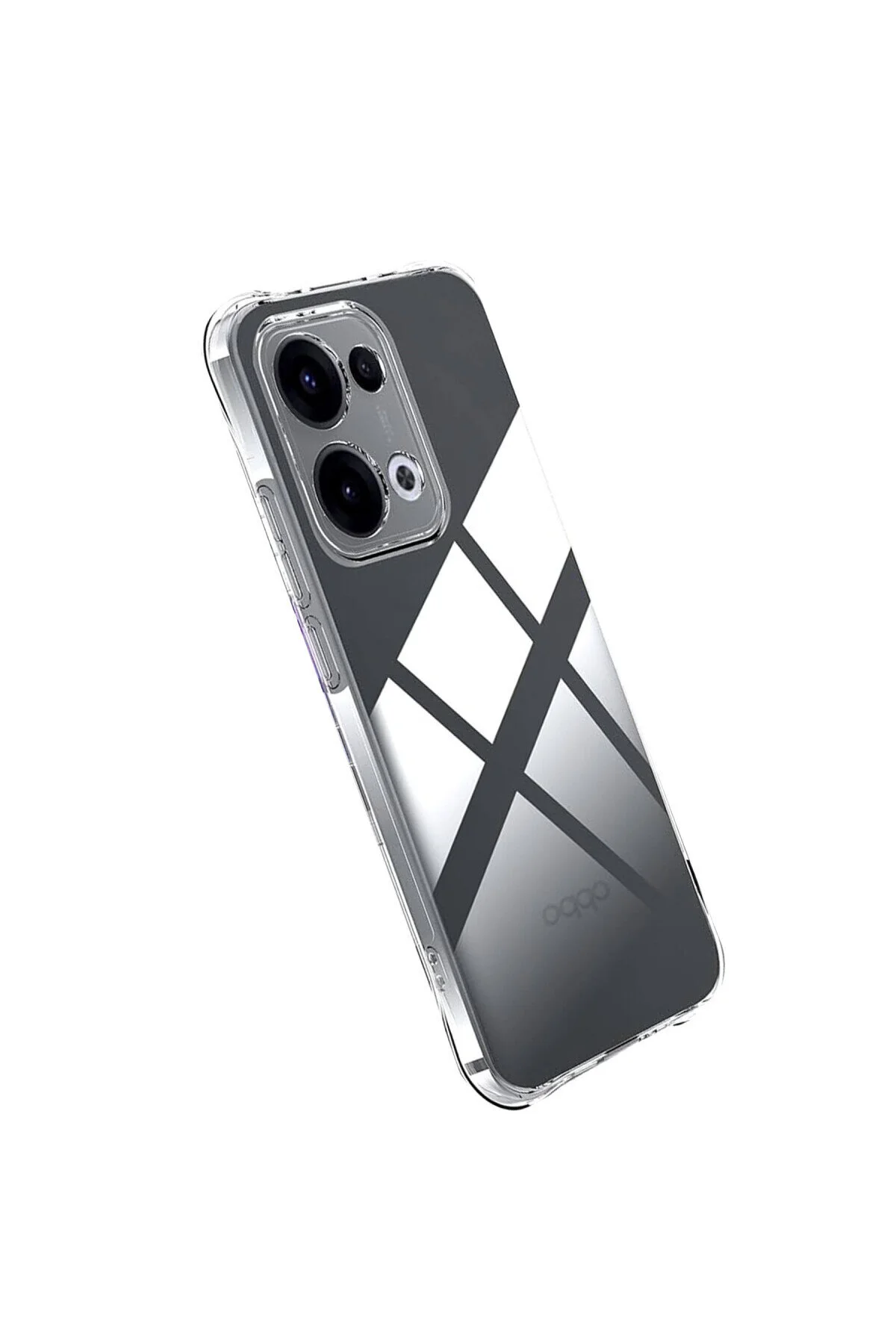 Oppo A6 Pro 4G İçin Uyumlu Darbe Emici Yumuşak Ultra İnce Sararmaz Şeffaf Kılıf