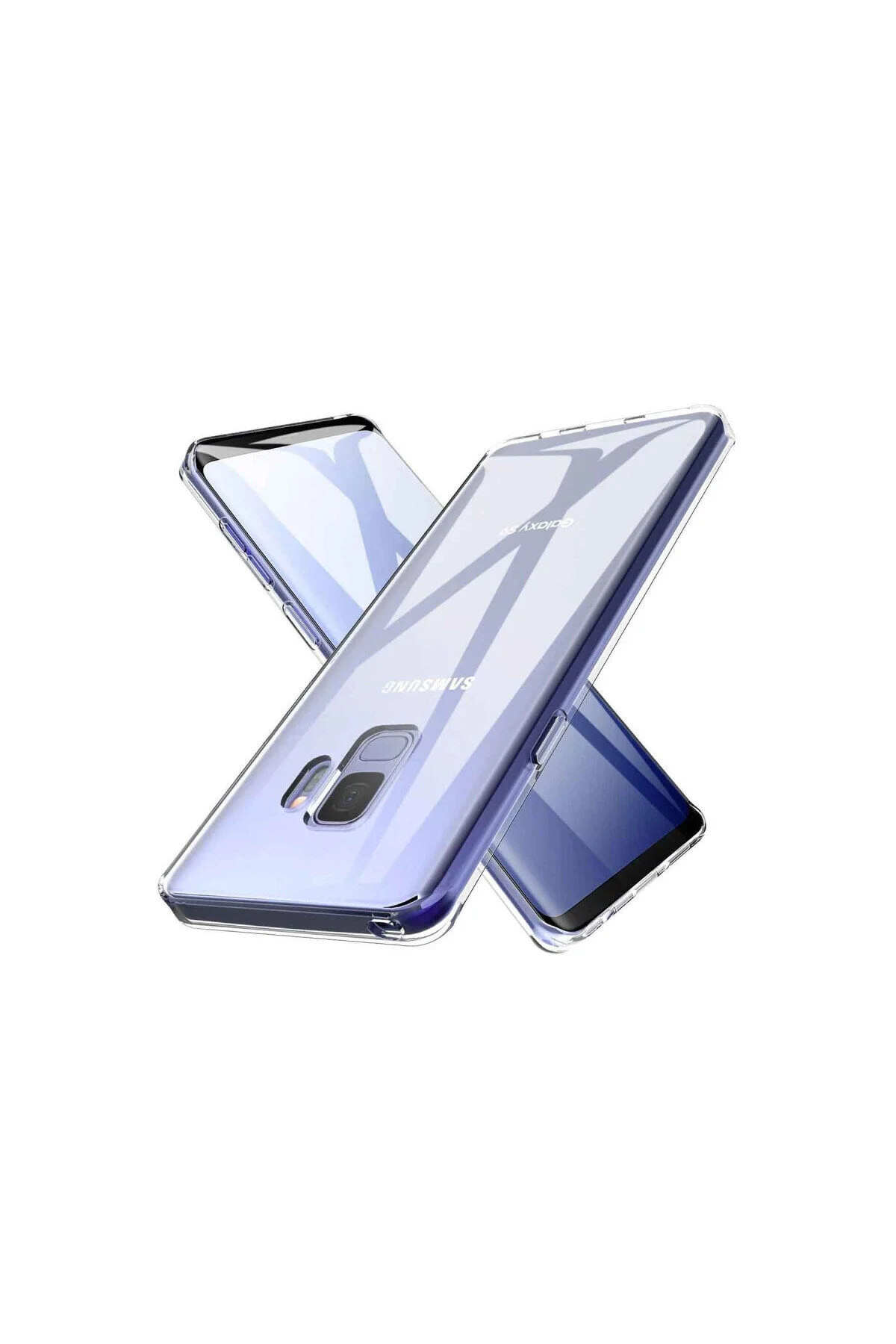 Samsung Galaxy S9 İçin Uyumlu Darbe Emici Yumuşak Ultra İnce Sararmaz Şeffaf Kılıf