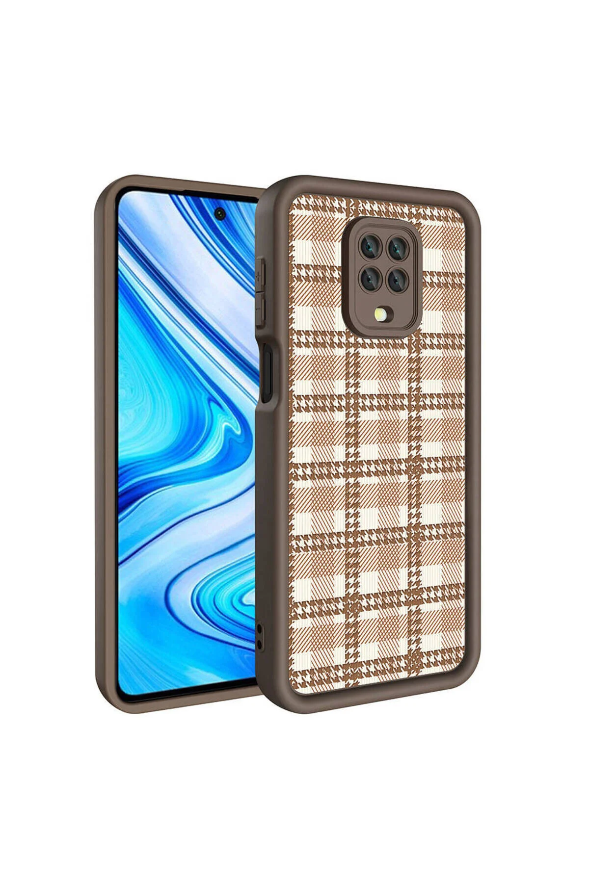 Xiaomi Redmi Note 9S Uyumlu Renkli Tasarımlı Kamera Korumalı Baskılı Kılıf