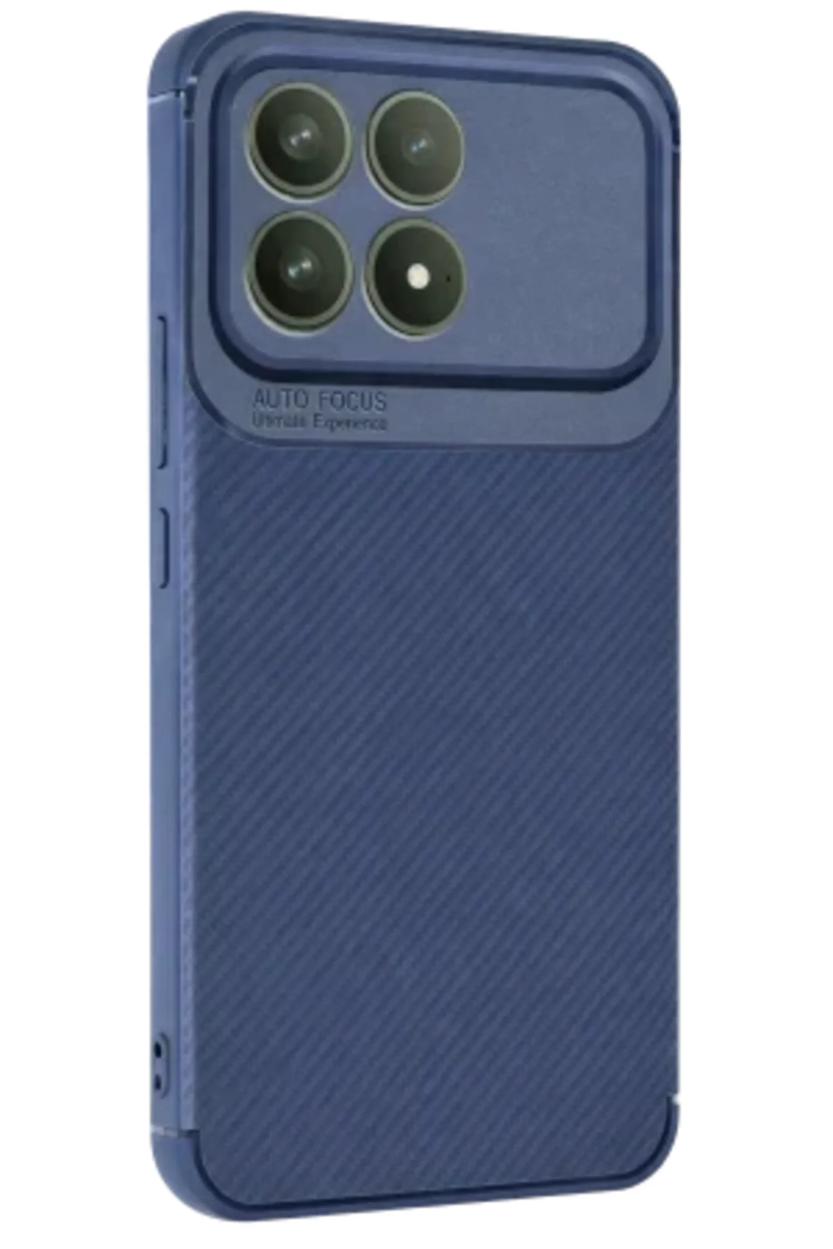 Xiaomi Poco F8 Pro İçin Uyumlu Kamera Korumalı Darbe Emici Karbon Fiber Desenli Kapak