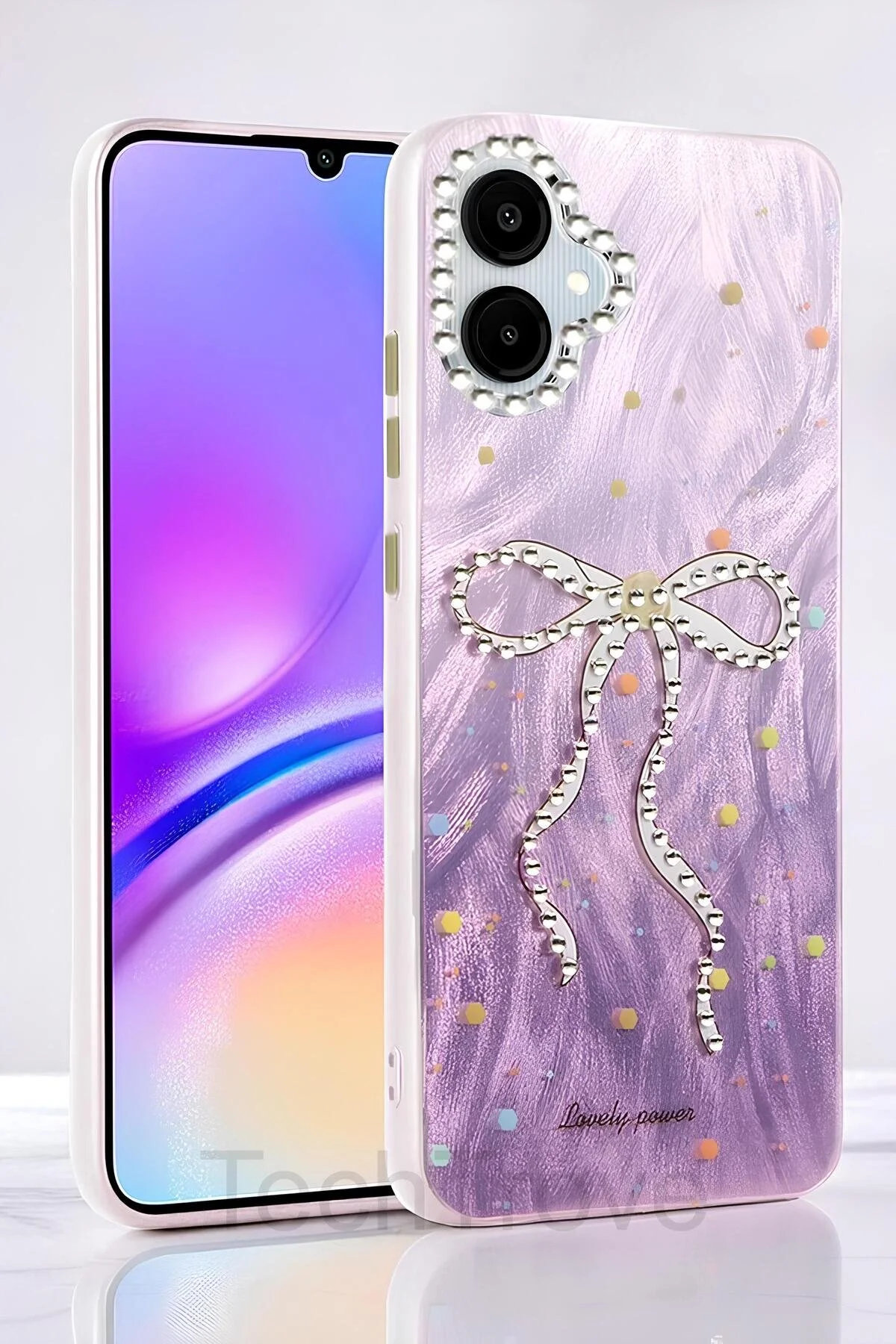 Samsung Galaxy A06 Kılıf Aynalı Desenli Figürlü Tasarım Silikon Kapak