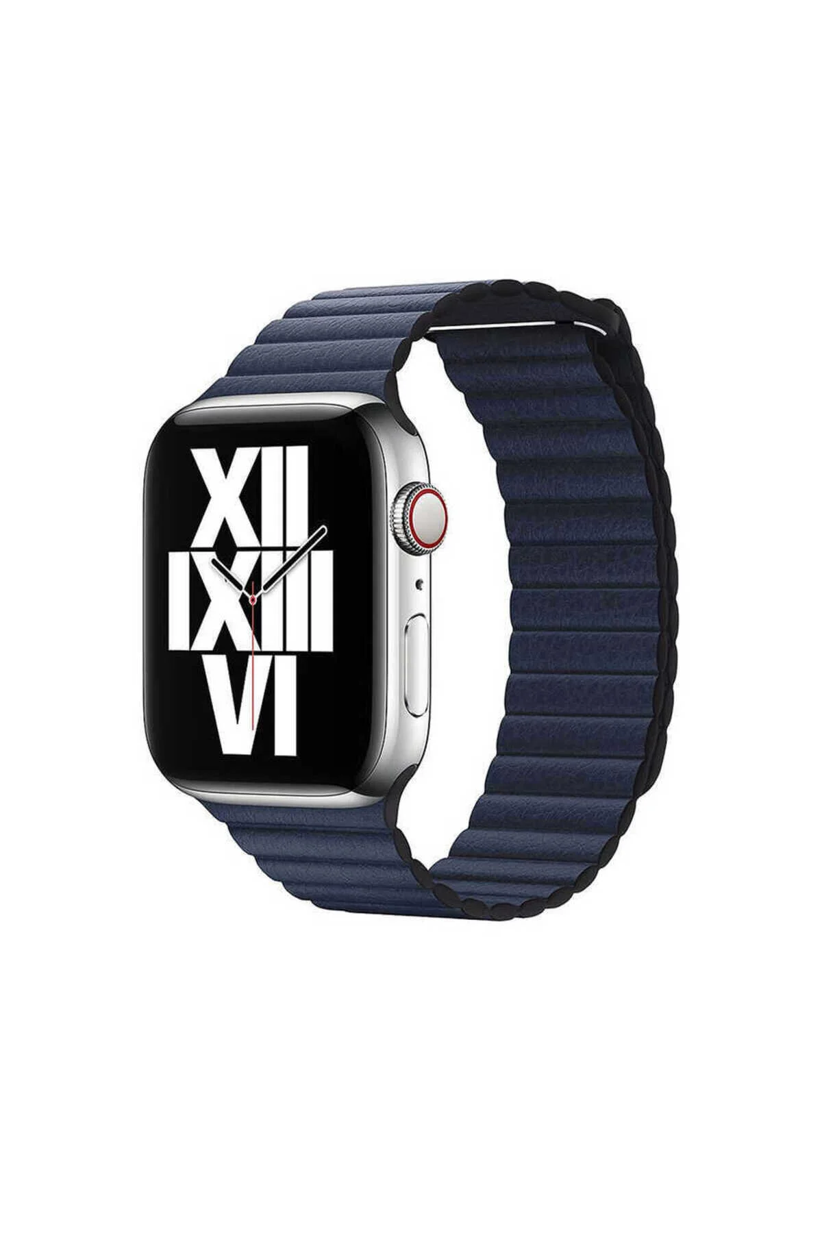 Watch Ultra 49mm İçin Uyumlu Deri Lop Strap Kayış