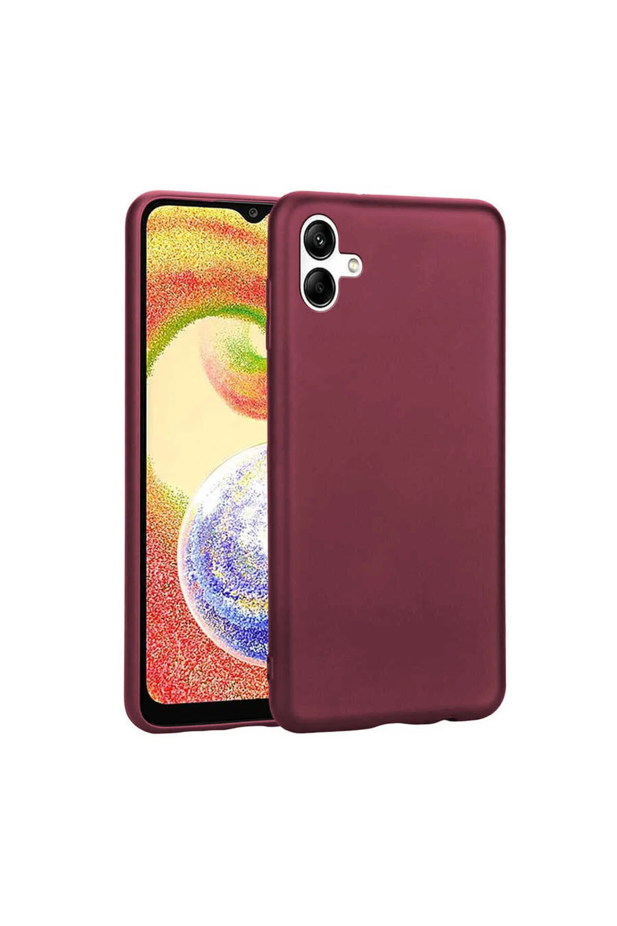 Galaxy A04 Uyumlu Kılıf Renkli Yumoş Silikon Kılıf