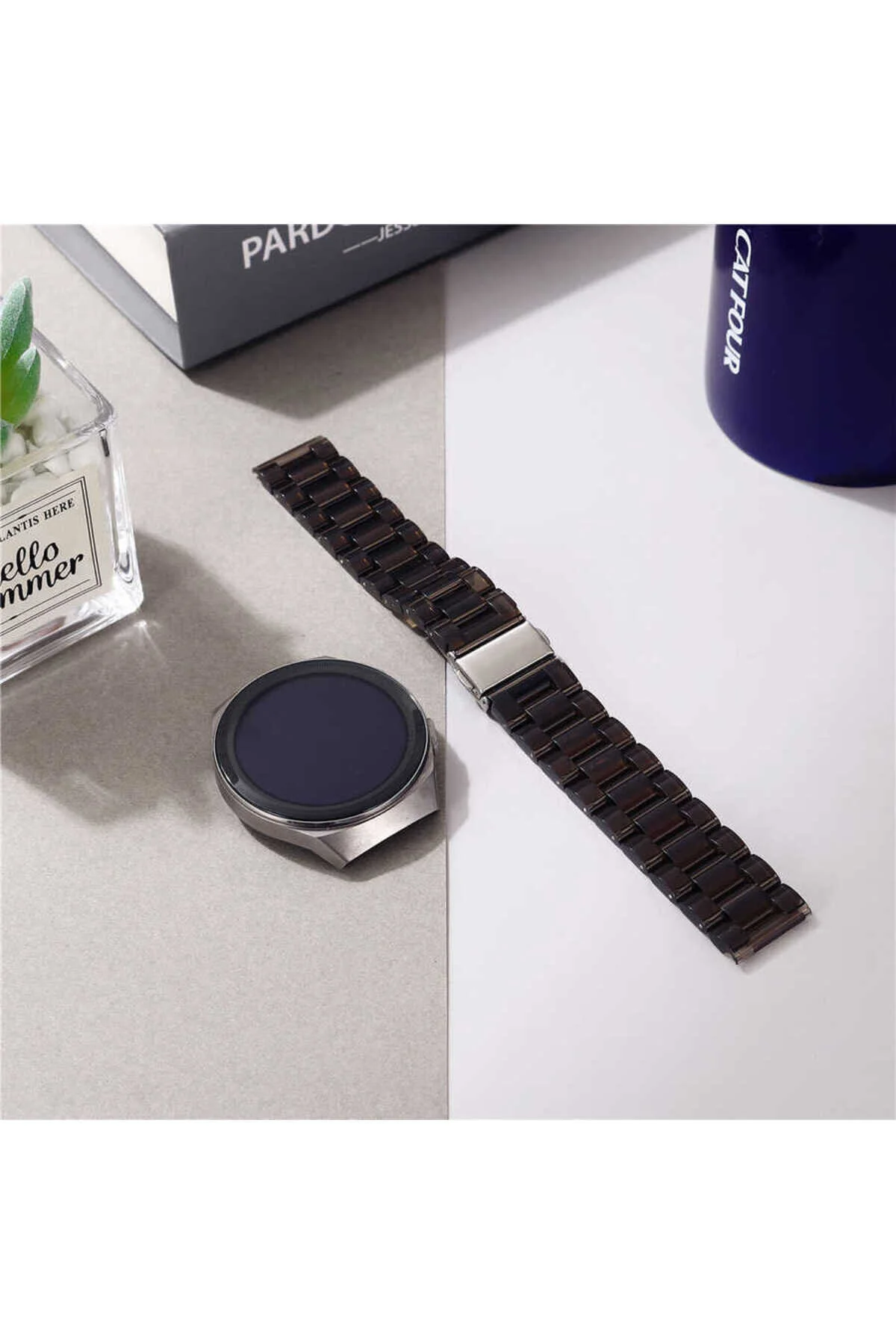 Galaxy Watch 42mm İçin Uyumlu Silikon Kordon - 20mm