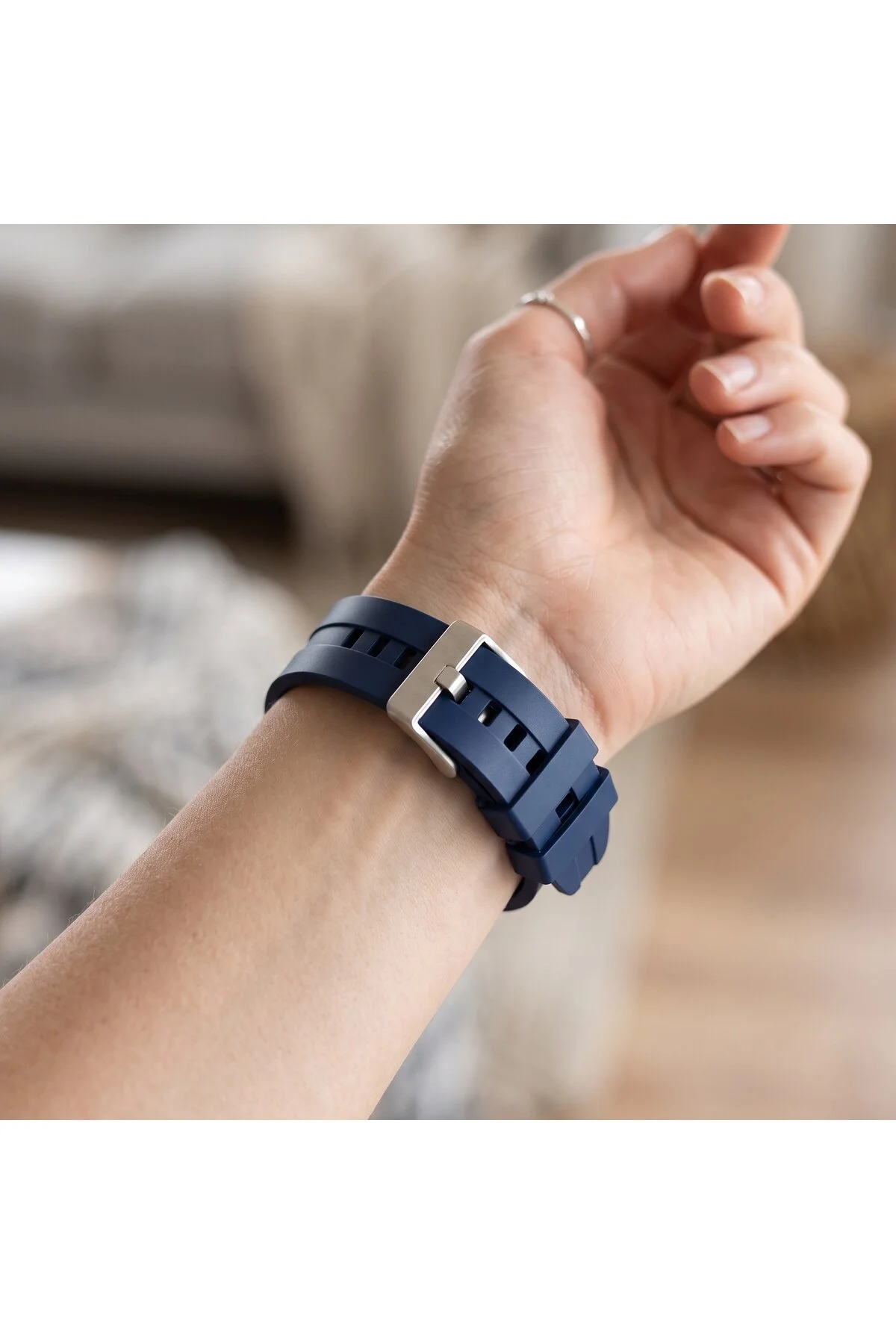 Xiaomi Mi Watch Revolve Active Uyumlu 22mm Spor Silikon Kordon