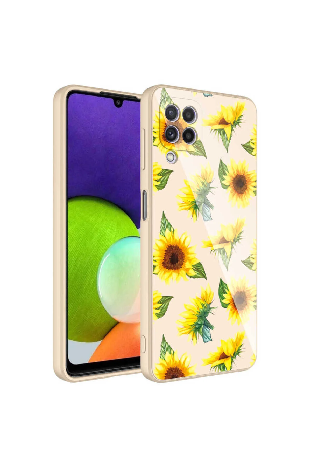 Galaxy A12 Kılıf Desenli İçi Kadife Kamera Korumalı Darbe Emici Silikon Kapak