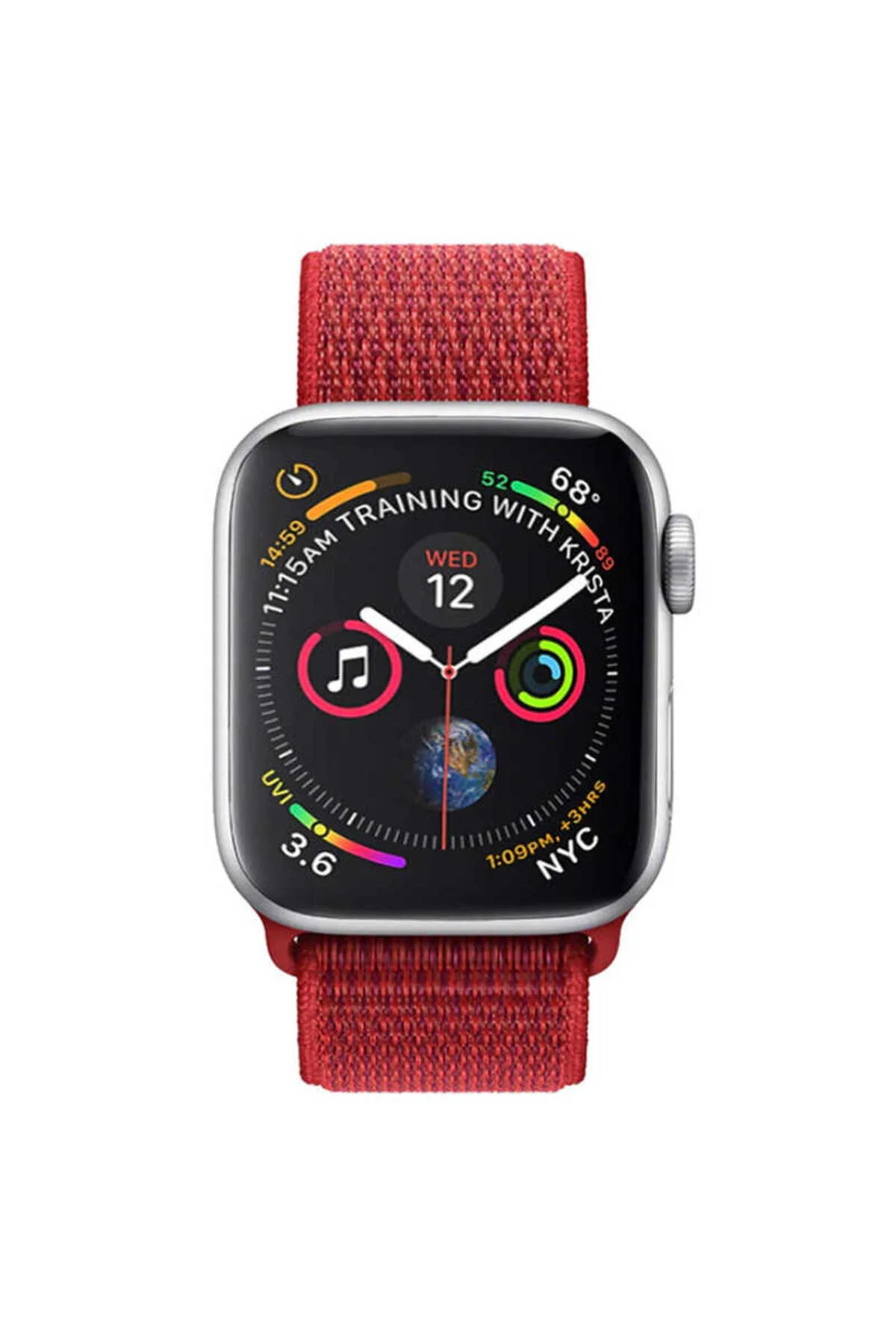 Watch 38mm İçin Uyumlu Ayarlanabilir Hasır Kordon
