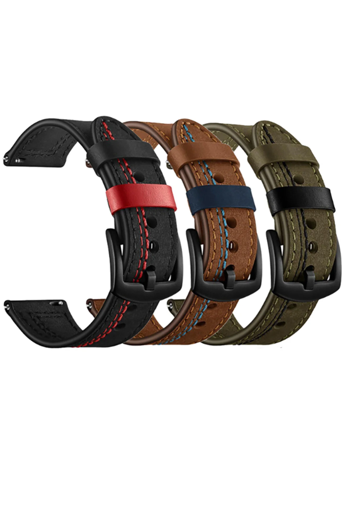 Huawei Watch GT 3 42mm İçin Uyumlu Deri Strap Kayış Kordon