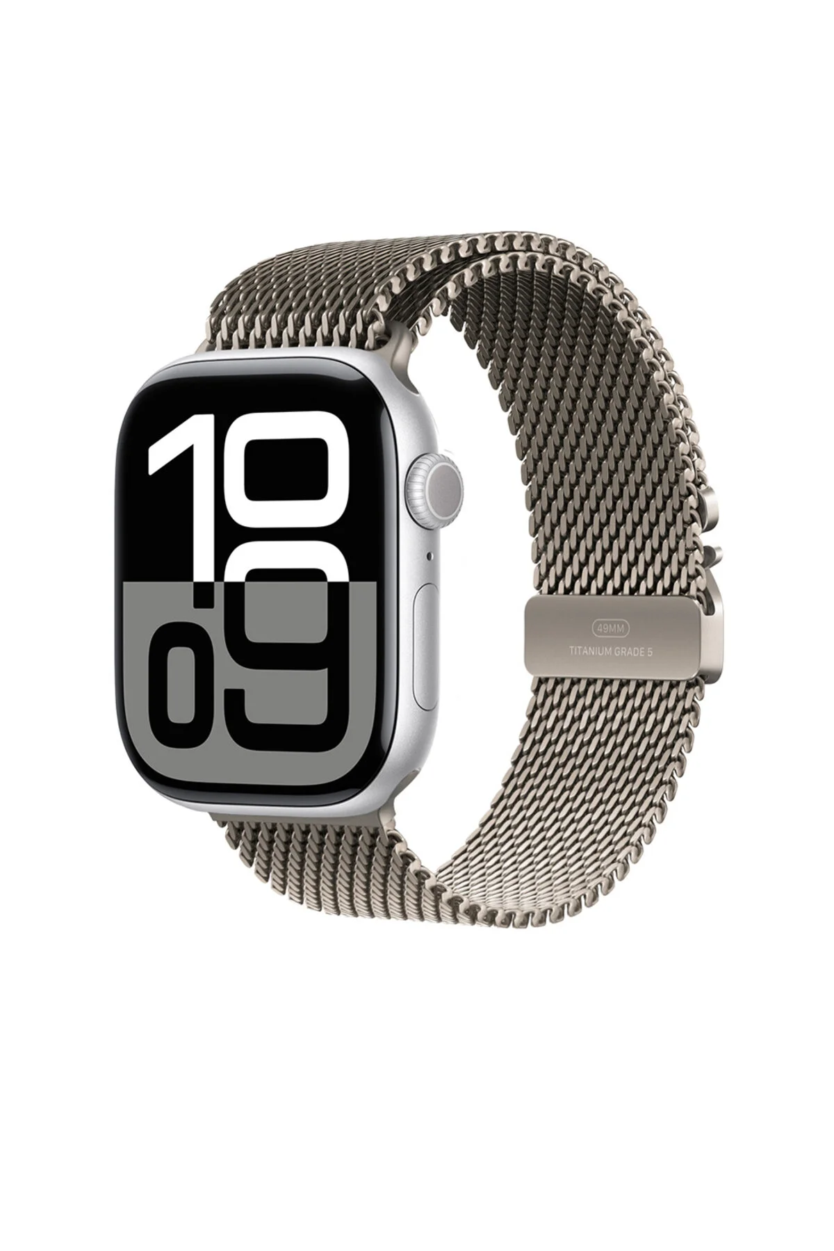 Watch 44mm İçin Uyumlu Titanyum Hasır Kordon