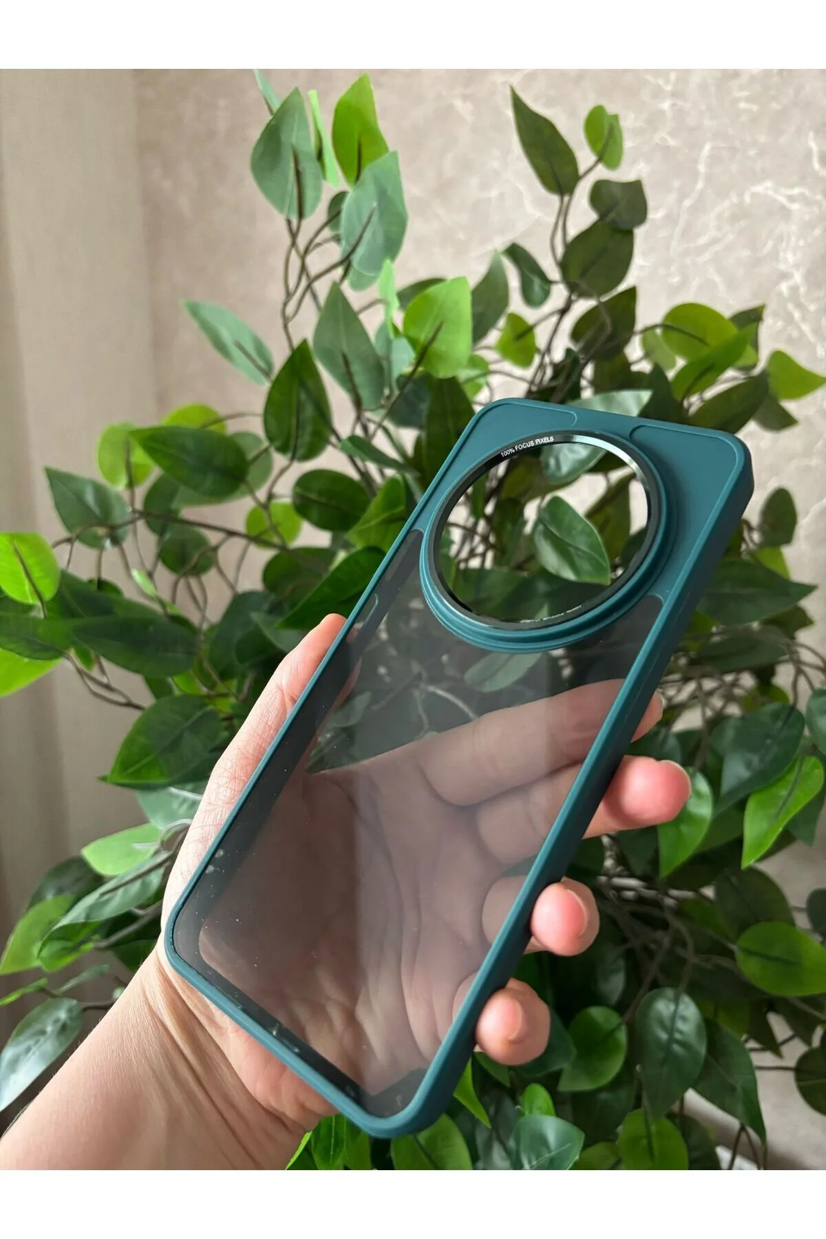 Tecno Spark 30C Kılıf Arkası Şeffaf Kamera Çıkıntılı Renkli Tasarım A+ Kalite Kapak